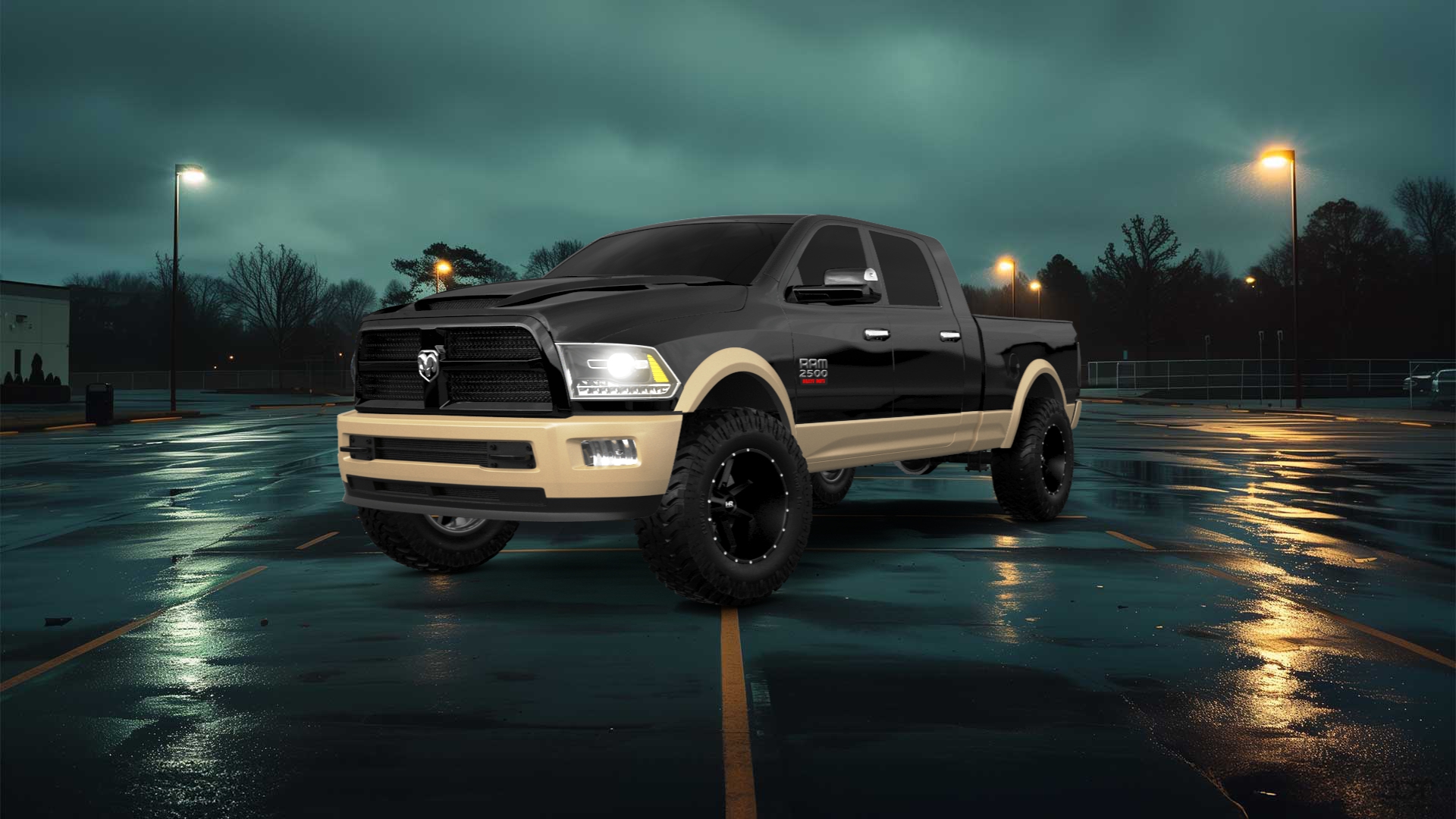 Dodge Ram 2500 Mega Cab 6.4 ft box 4 Door pickup truck 2010
