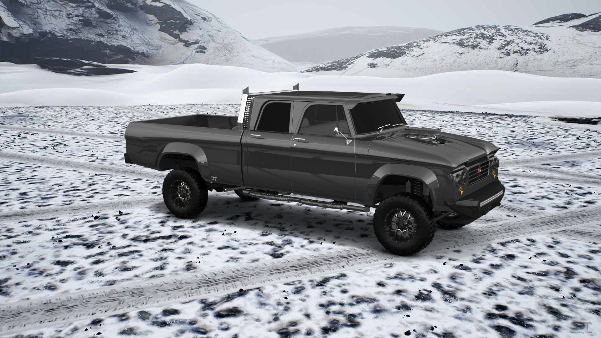 Dodge Power Wagon 4 Door pickup truck 1964 tuning