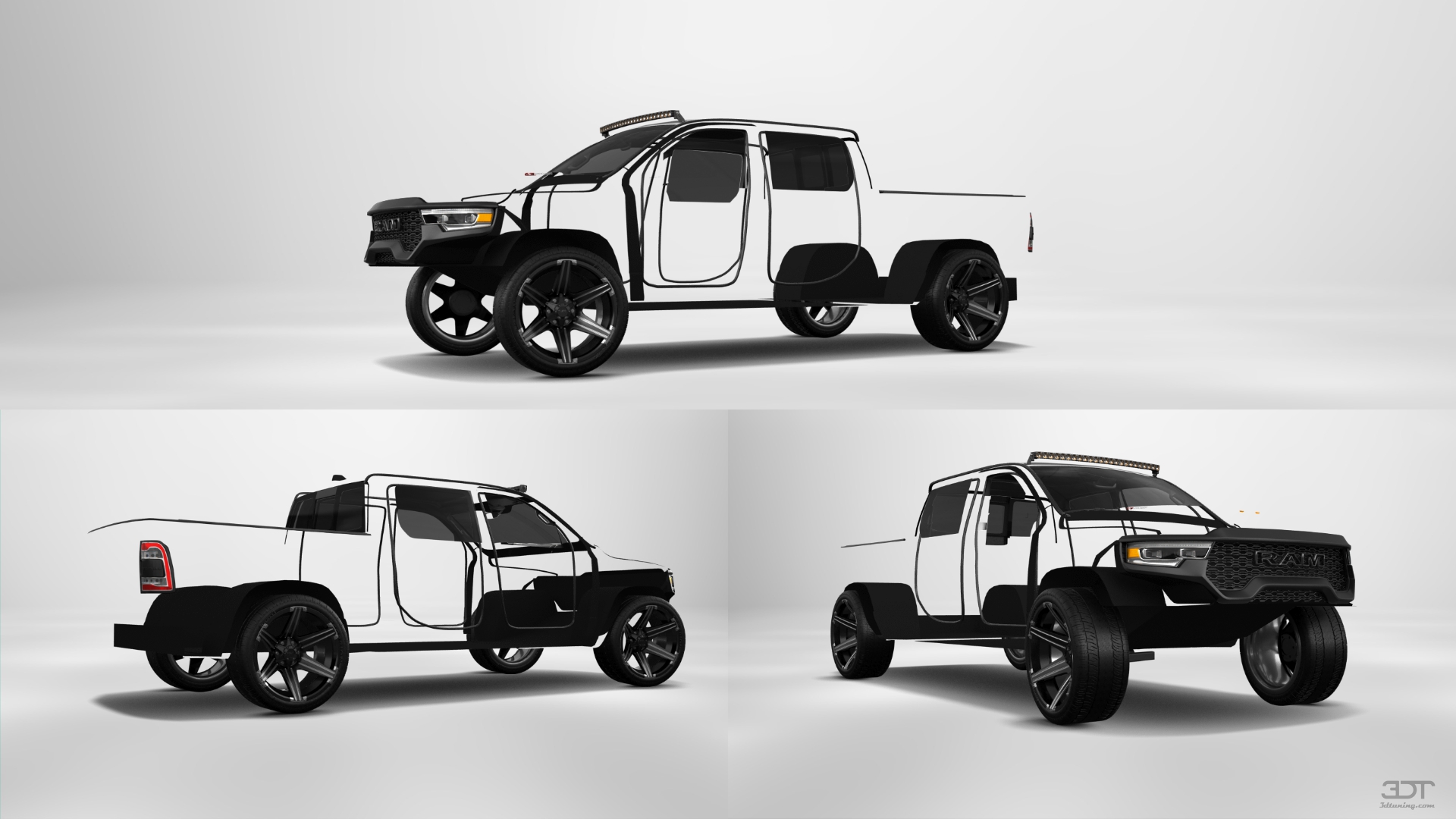 Dodge Ram 1500 TRX 4 Door pickup truck 2021 tuning