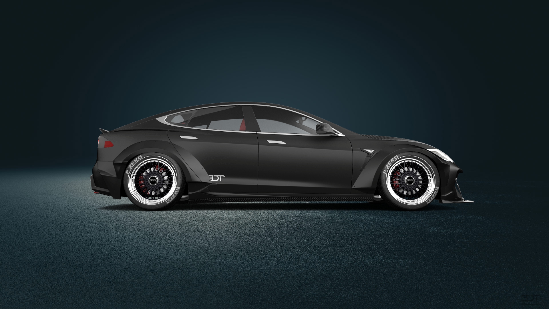 Tesla Model S 5 Door Liftback 2013 tuning