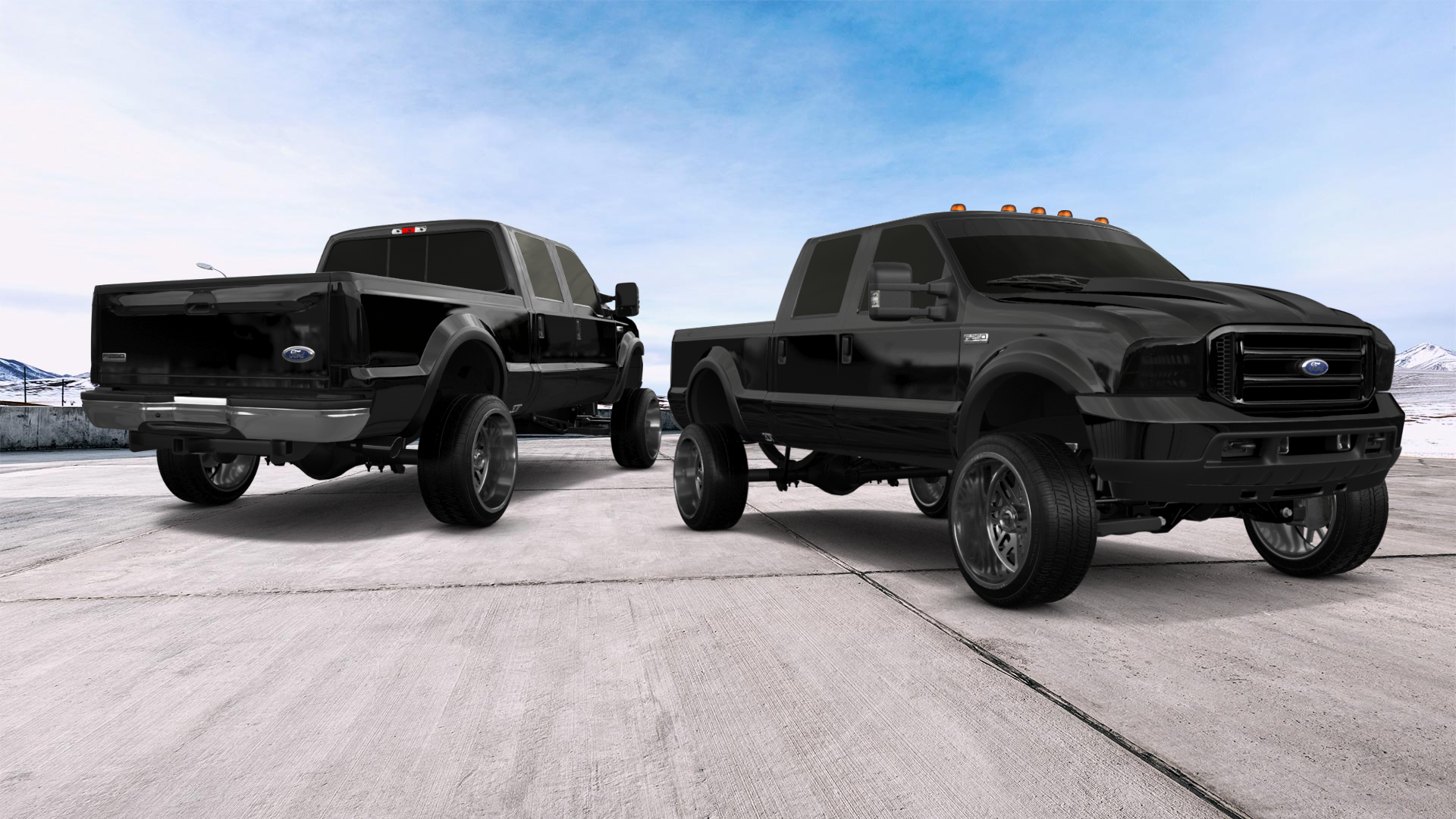 Ford F-250 Crew Cab 4 Door pickup truck 1999 tuning