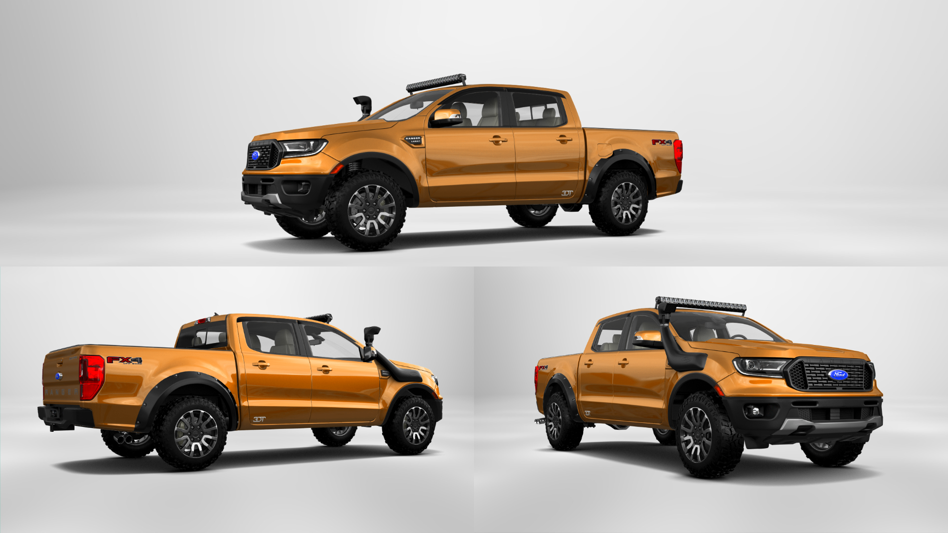 Ford Ranger 4 Door pickup truck 2019 tuning