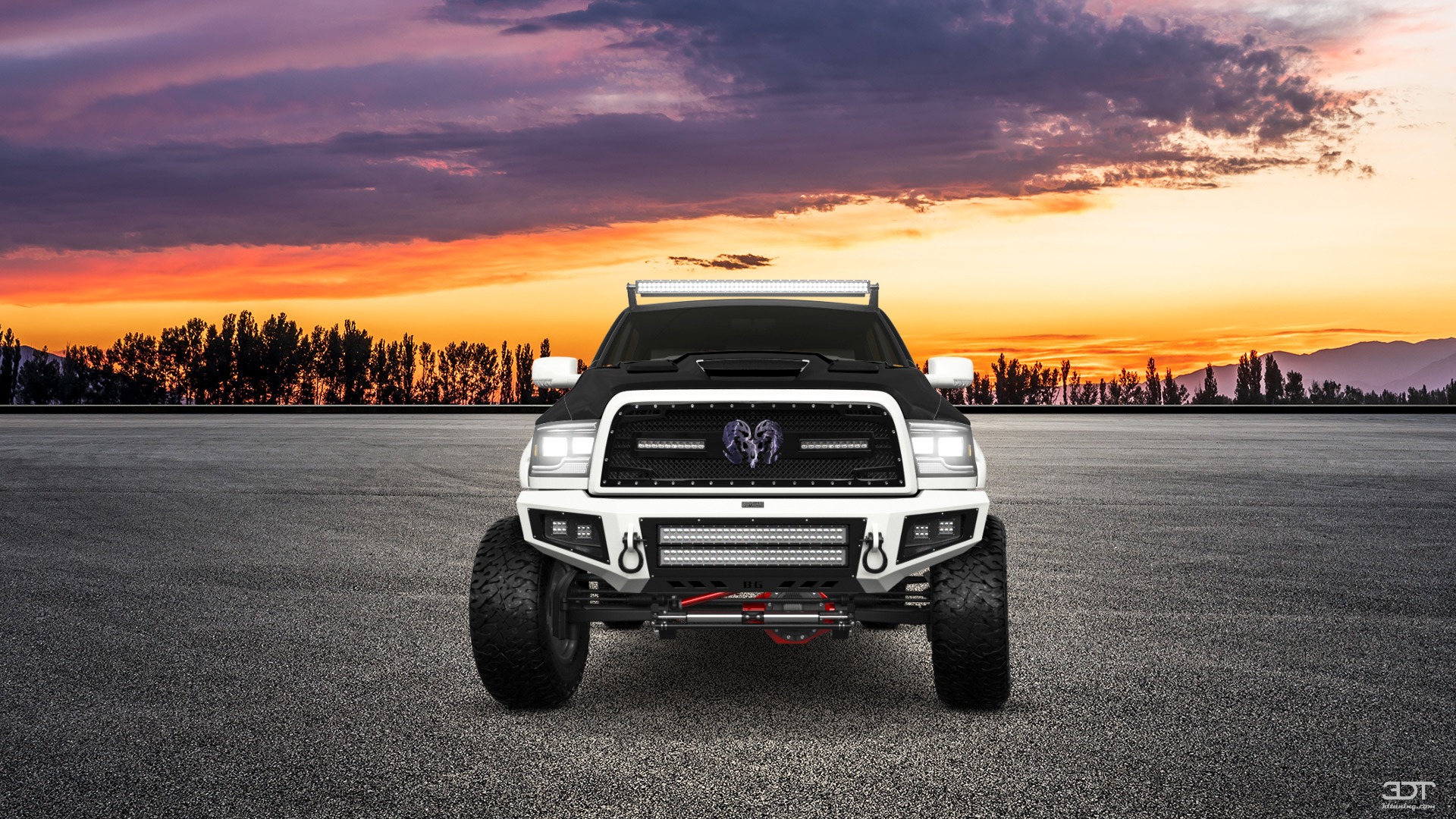 Dodge Ram 2500 Mega Cab 6.4 ft box 4 Door pickup truck 2010