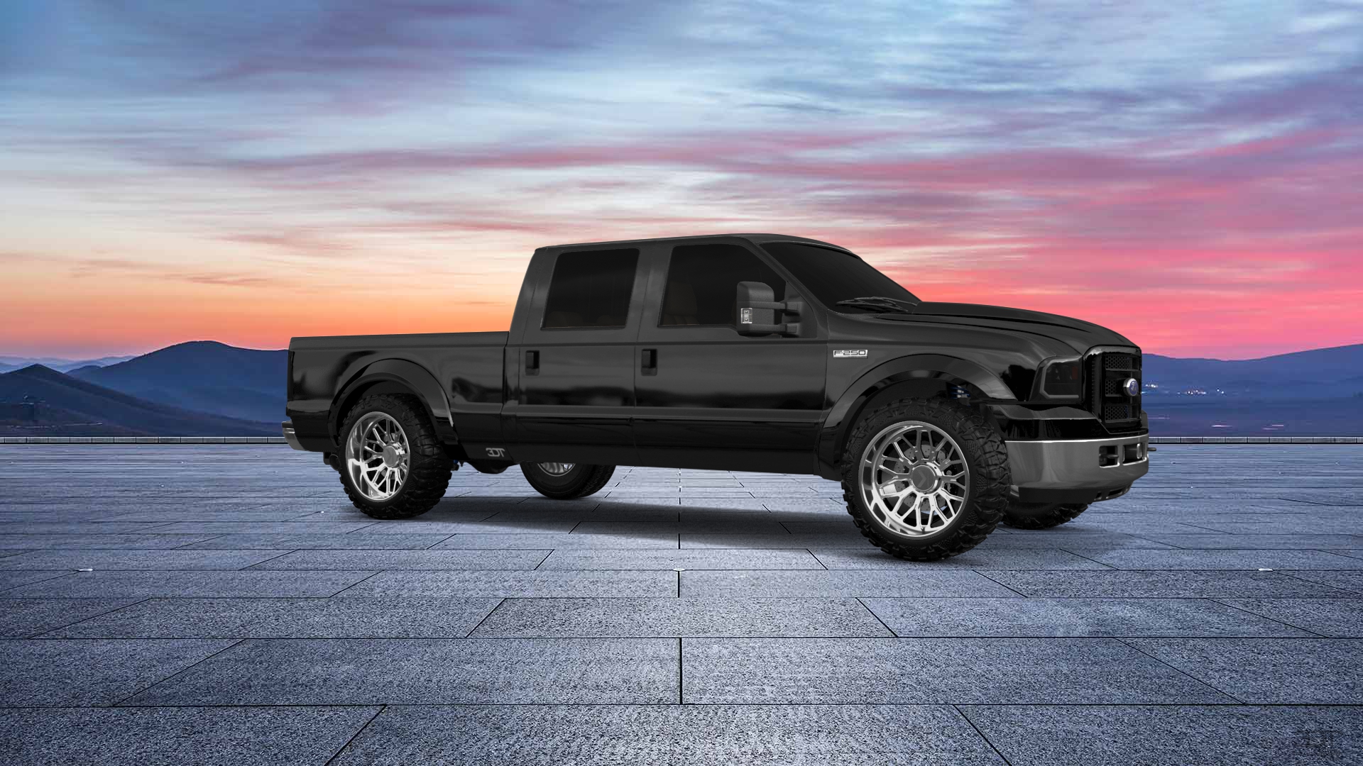 Ford F-250 Crew Cab 4 Door pickup truck 1999 tuning