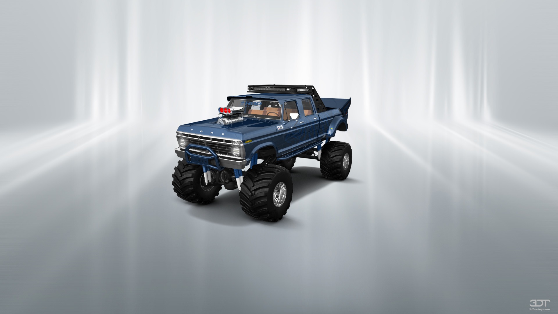 Ford F-350 Dually 4 Door pickup truck 1973 tuning