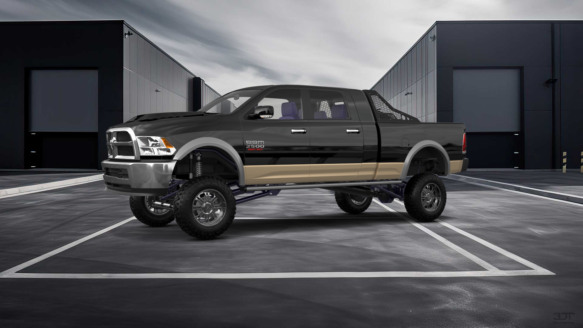 Dodge Ram 2500 Mega Cab 6.4 ft box 4 Door pickup truck 2010 tuning