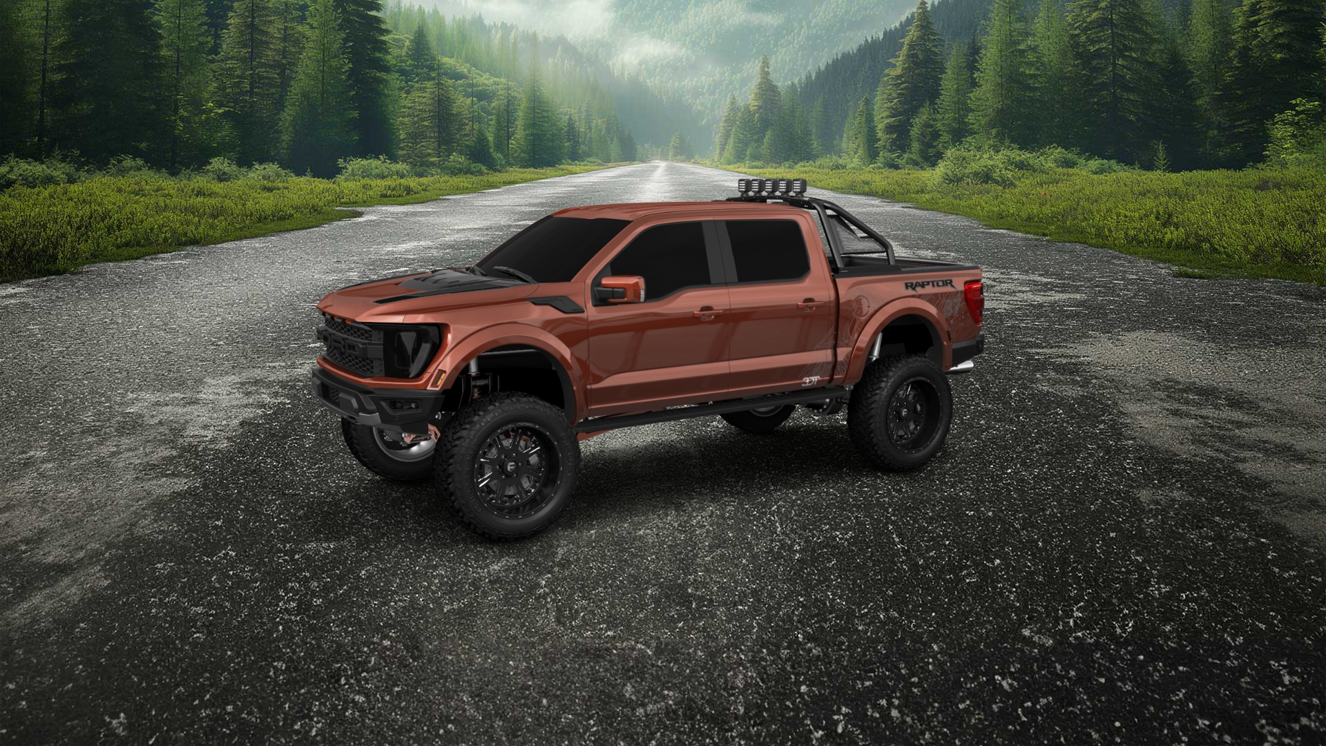 Ford F-150 Raptor 4 Door pickup truck 2021
