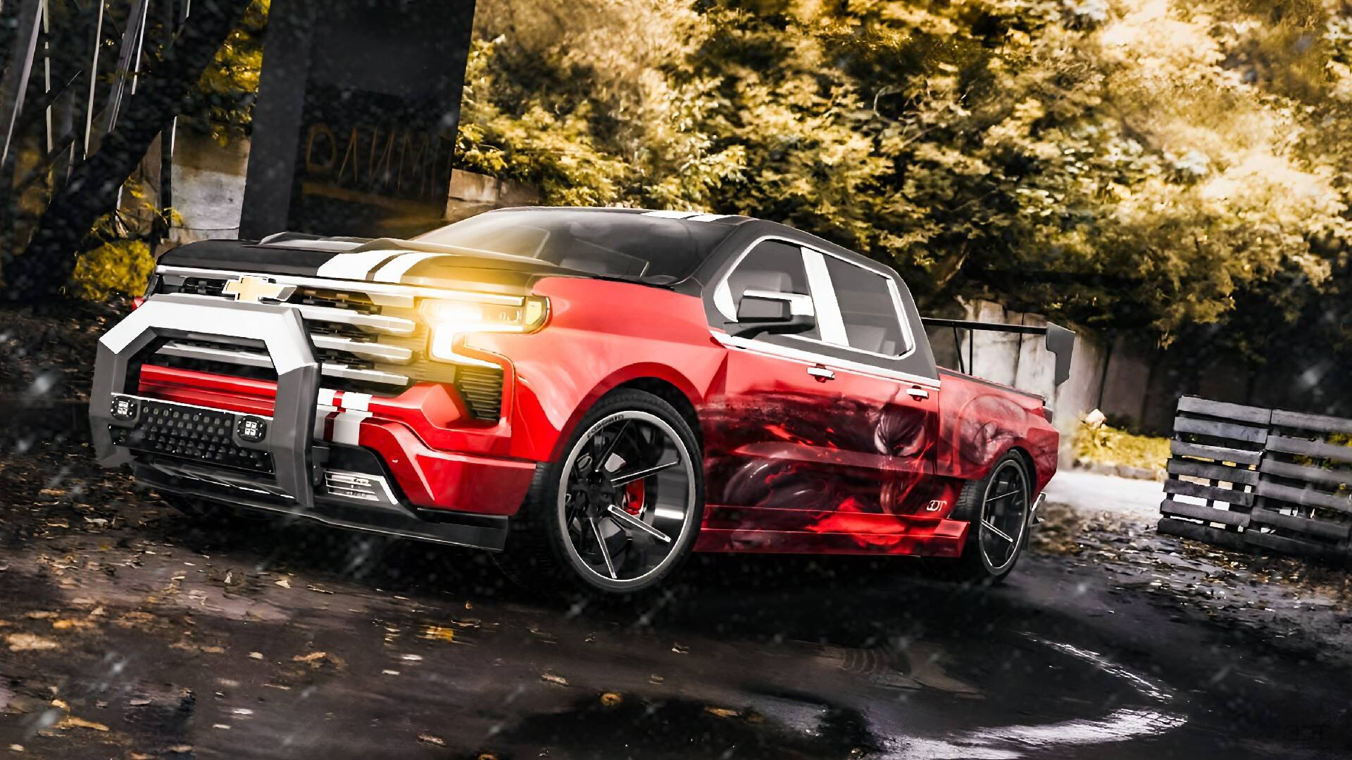 Chevrolet Silverado 1500 Crew Cab 5.8 ft box 4 Door pickup truck 2023