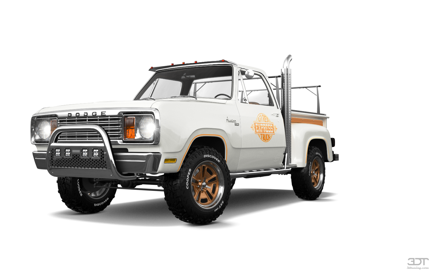 Tuning Dodge Lil Red Express 2 Door pickup truck 1978