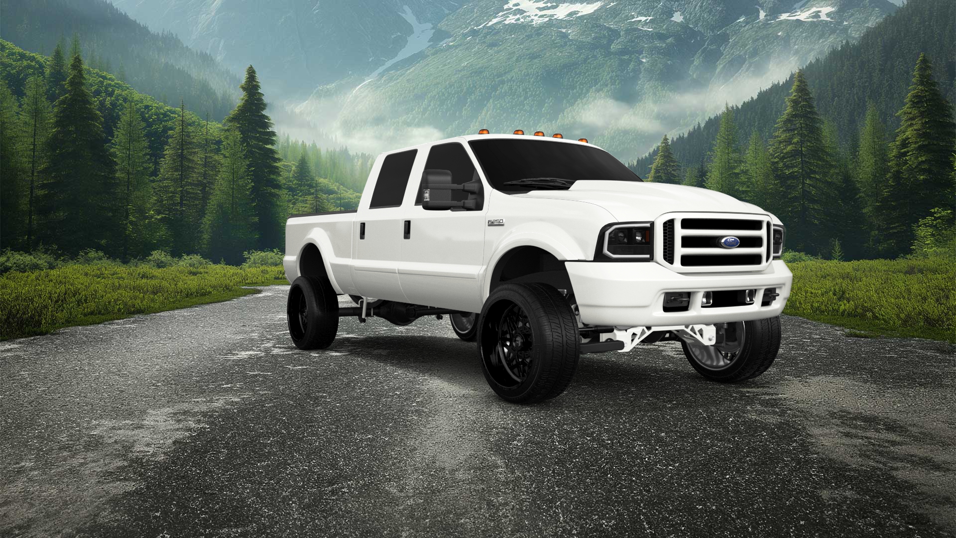 Ford F-250 Crew Cab 4 Door pickup truck 1999 tuning