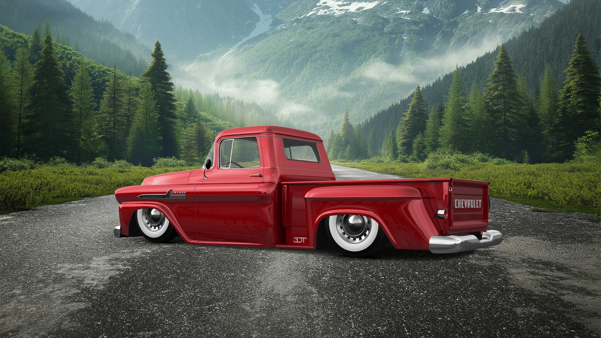 Chevrolet Apache Stepside 2 Door pickup truck 1959