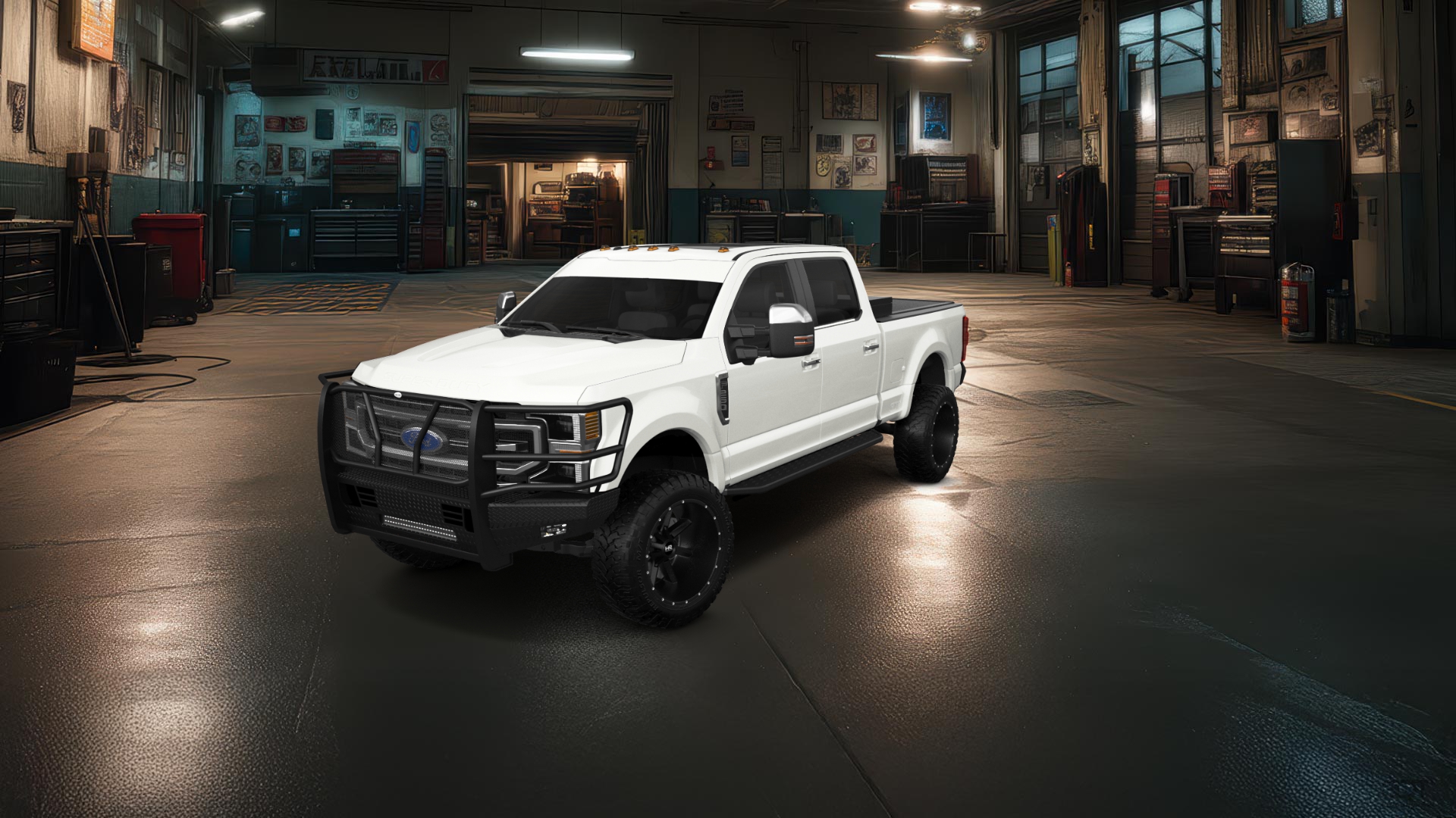 Ford F-250 4 Door pickup truck 2021 tuning