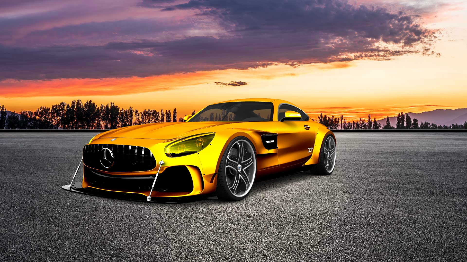 Mercedes AMG GT 2 door fastback coupe 2016