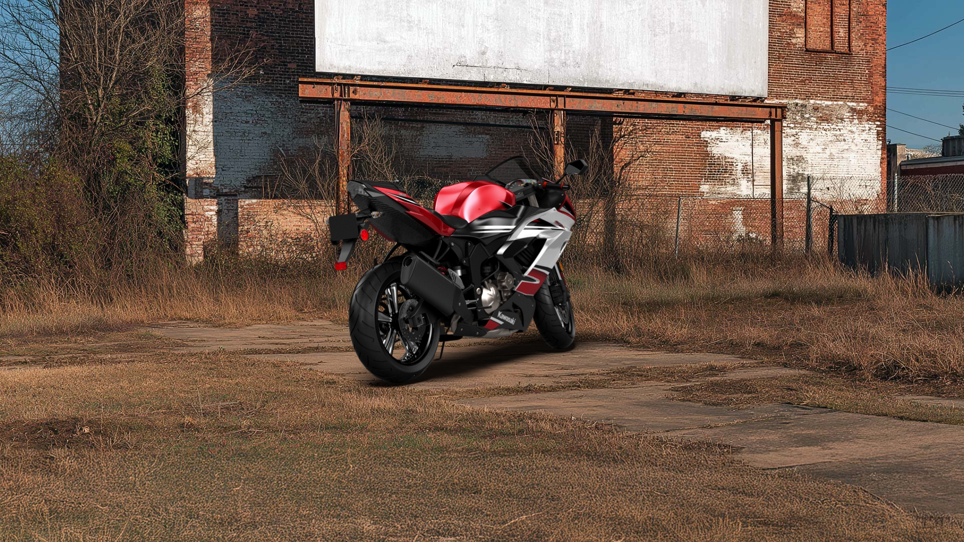 Kawasaki Ninja ZX 6R Sport Bike 2015 tuning