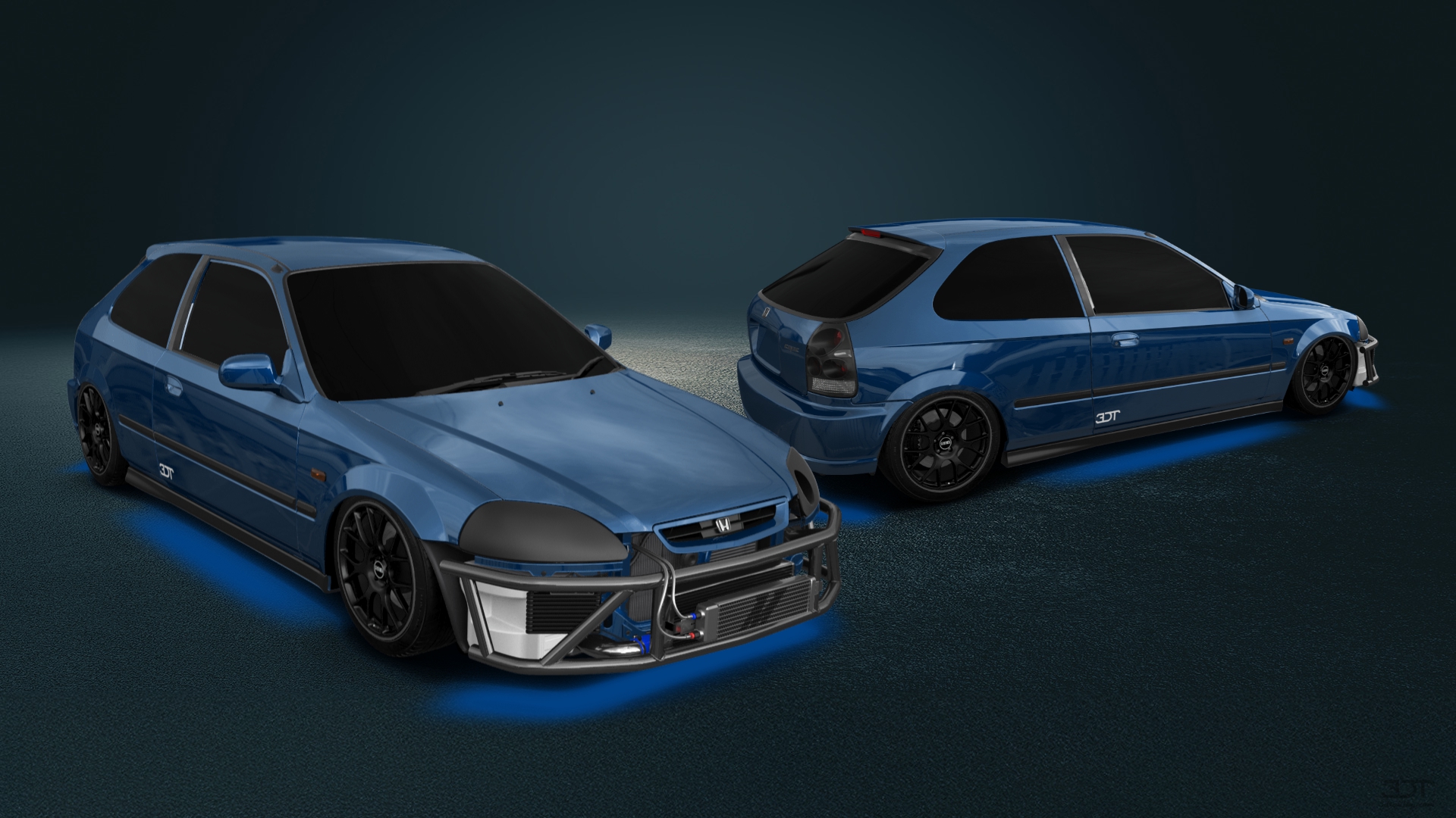 Honda Civic 3 Door Hatchback 1997 tuning