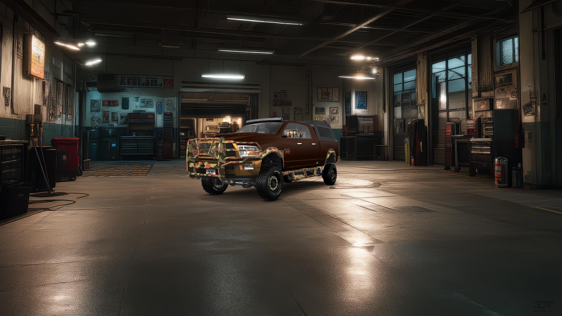 Dodge Ram 2500 Mega Cab 6.4 ft box 4 Door pickup truck 2010 tuning