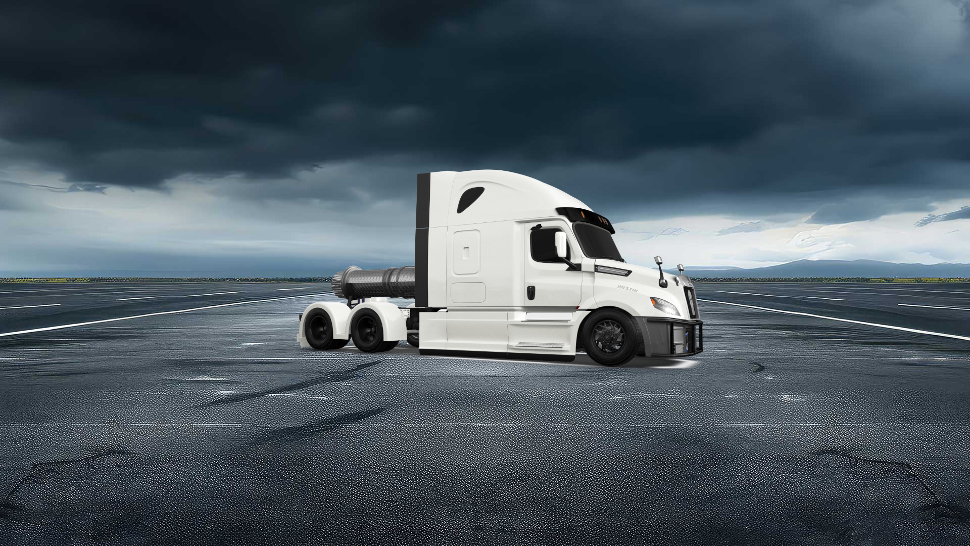 Freightliner Cascadia Sleeper Cab Truck 2018 tuning