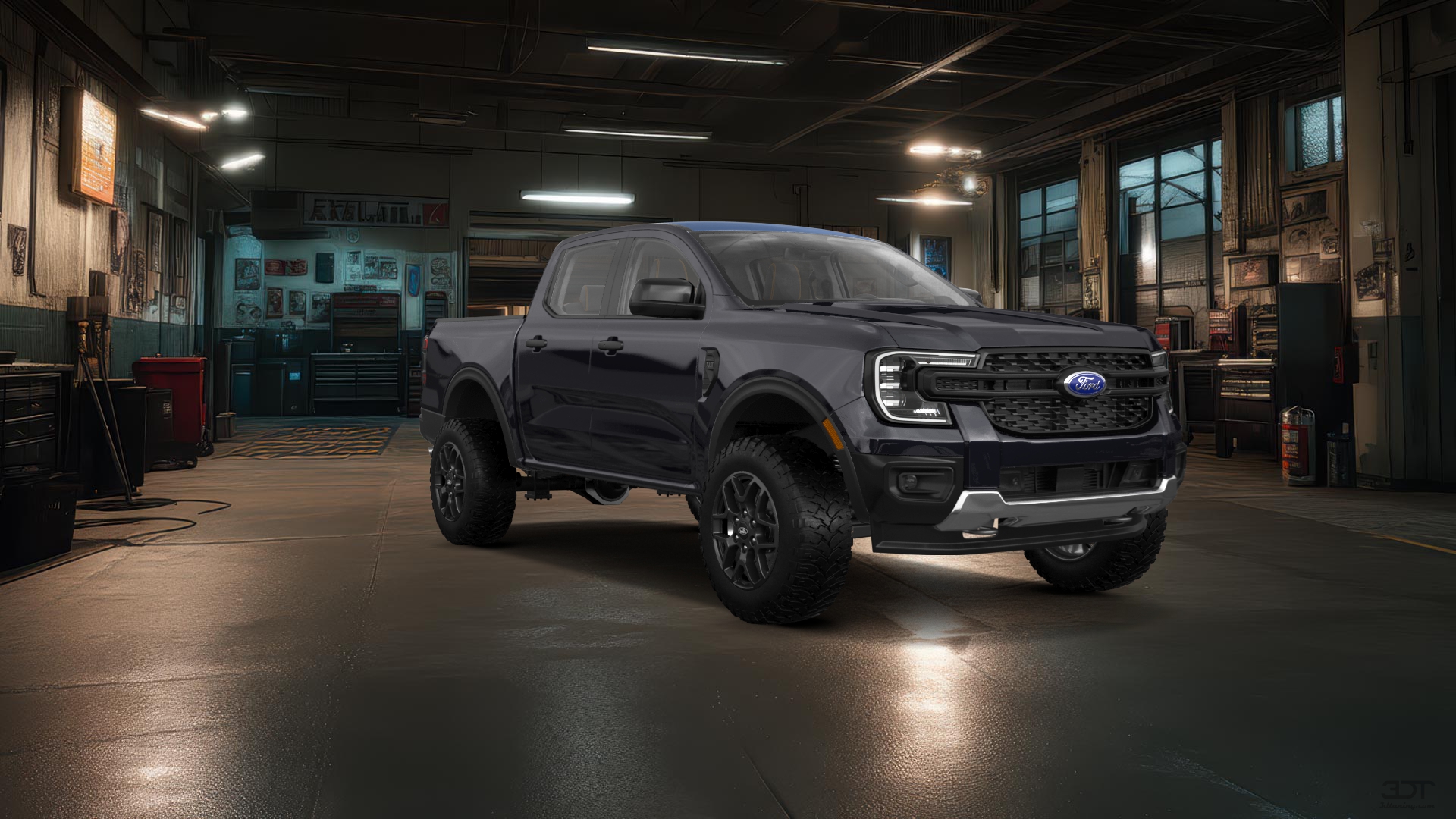 Ford Ranger 4 Door pickup truck 2022 tuning