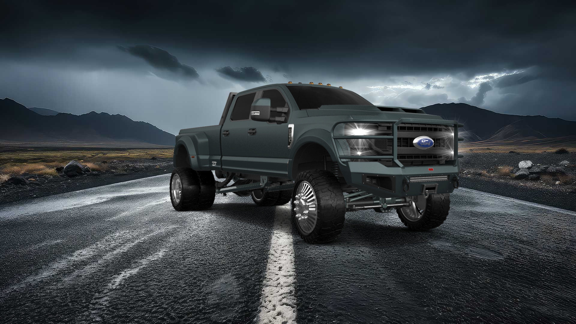 Ford F-350 DRW 4 Door pickup truck 2021 tuning