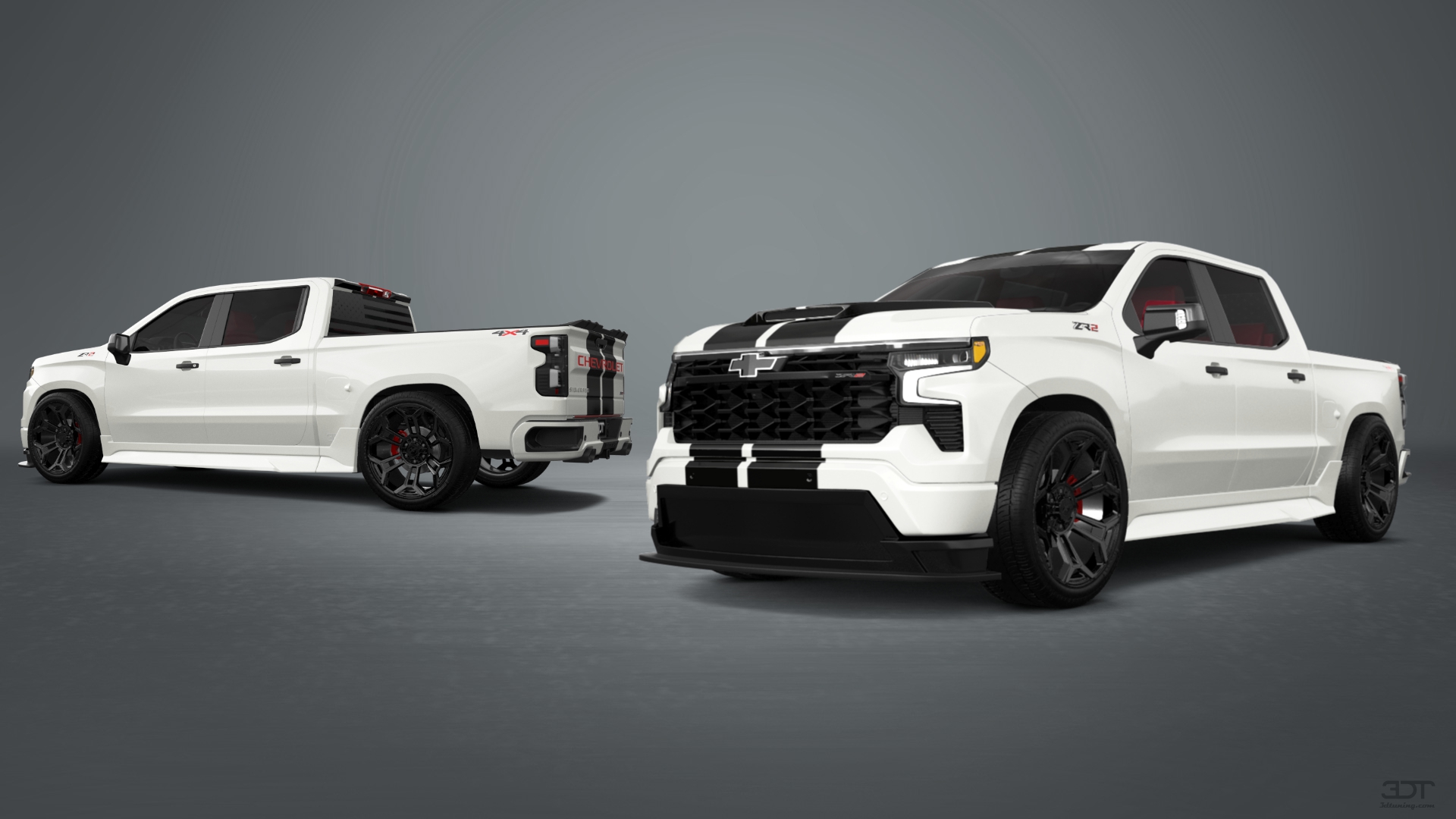 Chevrolet Silverado 1500 Crew Cab 5.8 ft box 4 Door pickup truck 2023 tuning