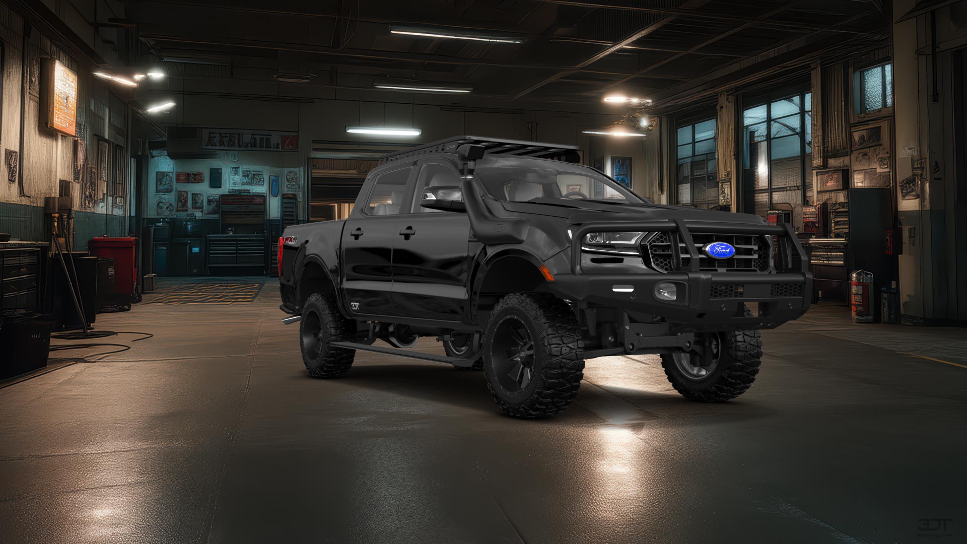 Ford Ranger 4 Door pickup truck 2019 tuning