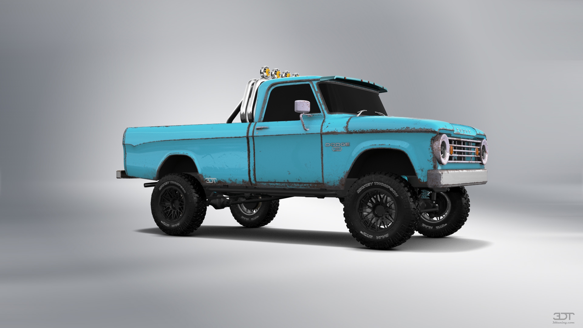 Dodge Power Wagon W200 2 Door pickup truck 1966