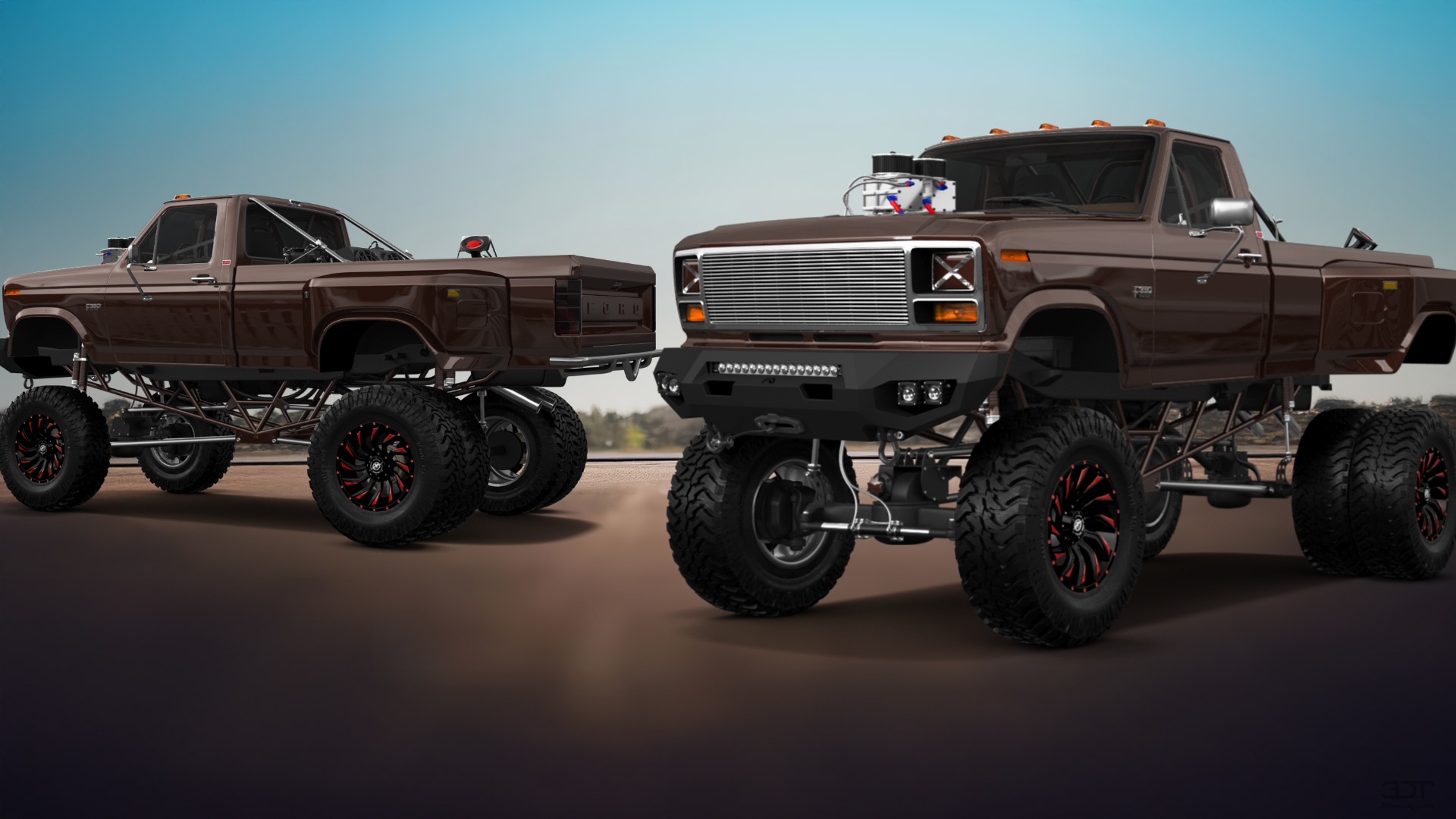 Ford F-350 Dually Regular Cab 2 Door pickup truck 1980 tuning