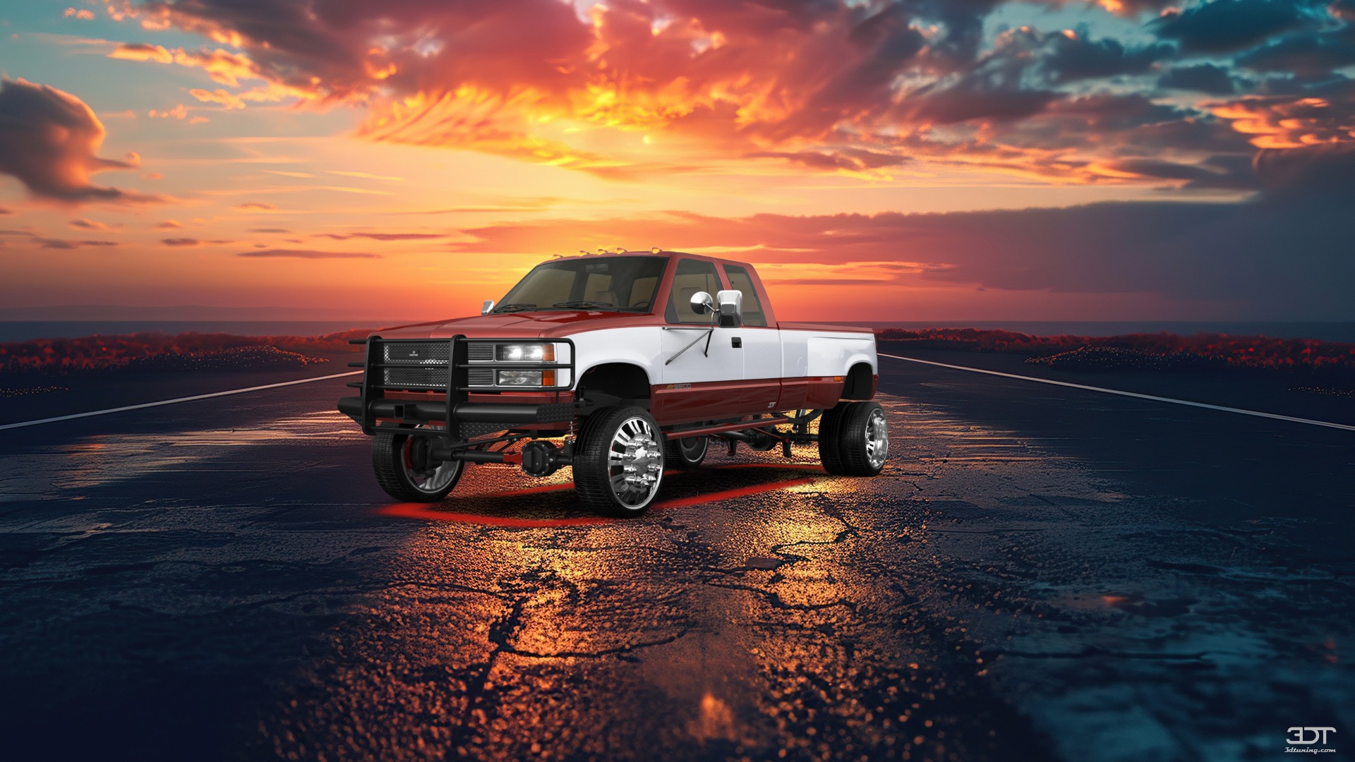 Chevrolet K3500 Extended Cab Pickup Truck 1988