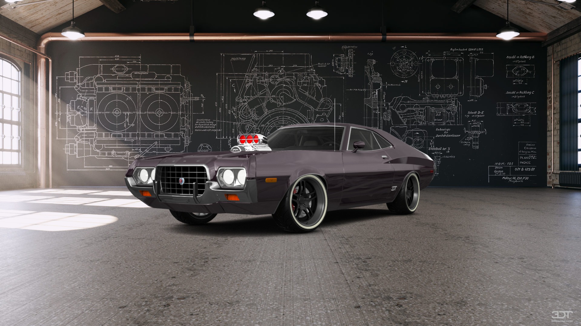 Ford Gran Torino Sport 2 Door Hardtop 1972