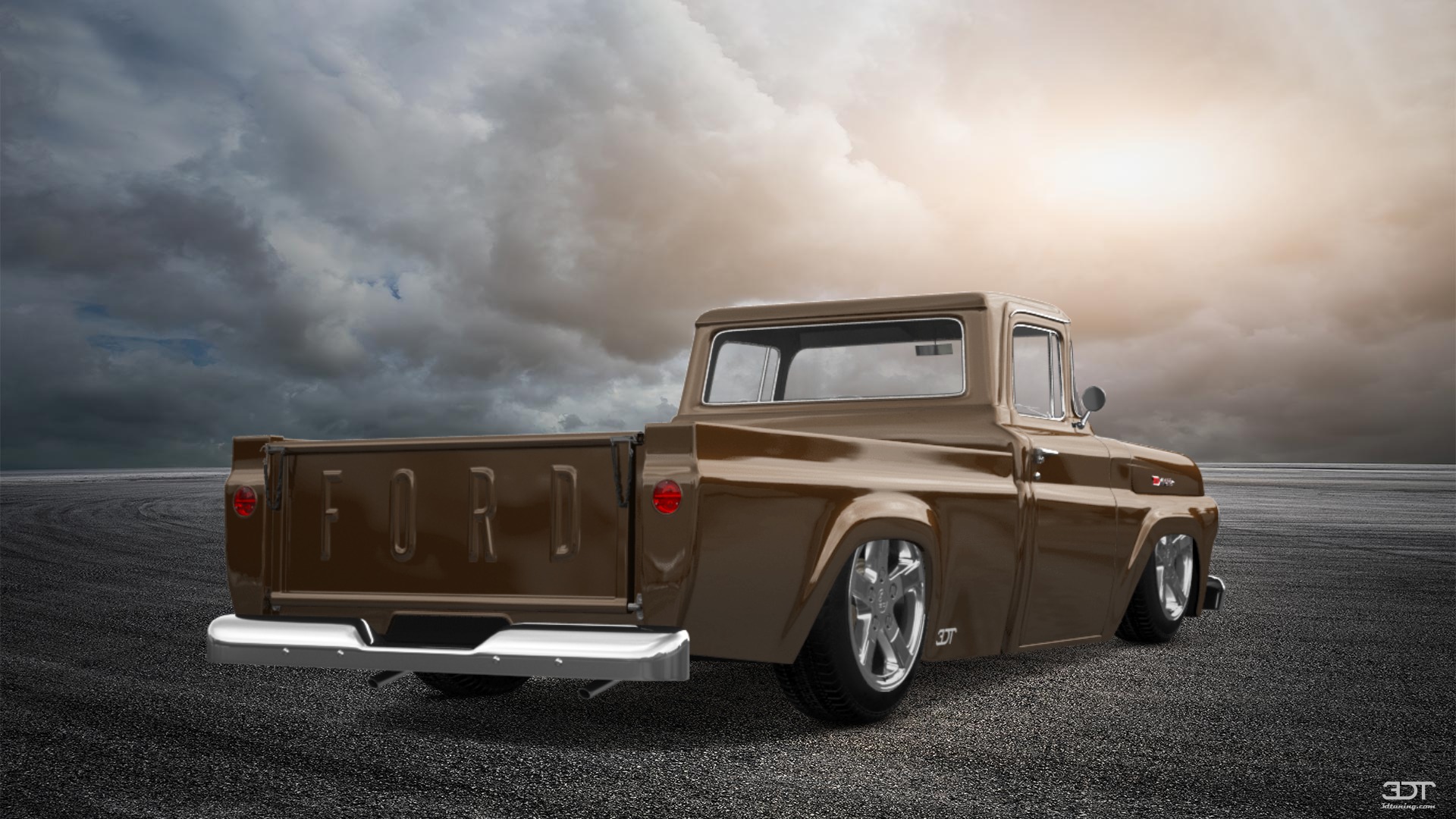 Ford F-100 2 Door pickup truck 1960 tuning