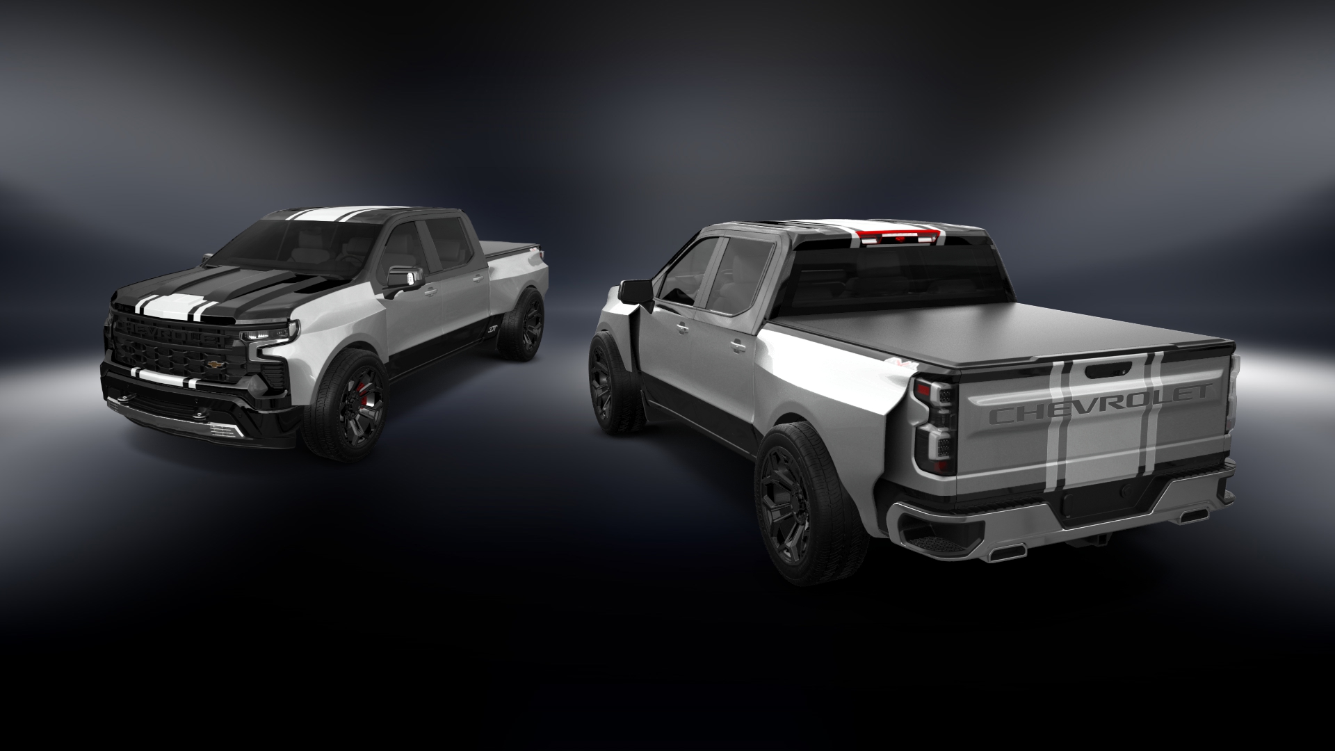 Chevrolet Silverado 1500 Crew Cab 5.8 ft box 4 Door pickup truck 2023 tuning