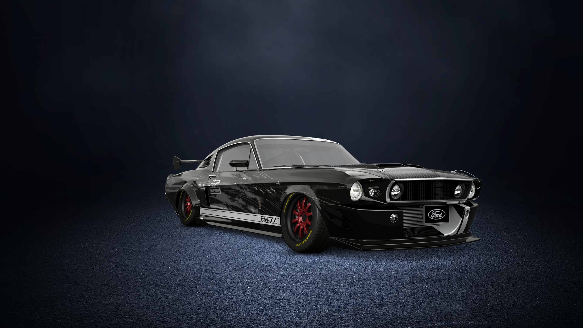 Mustang GT500 2 Door Coupe 1968 tuning