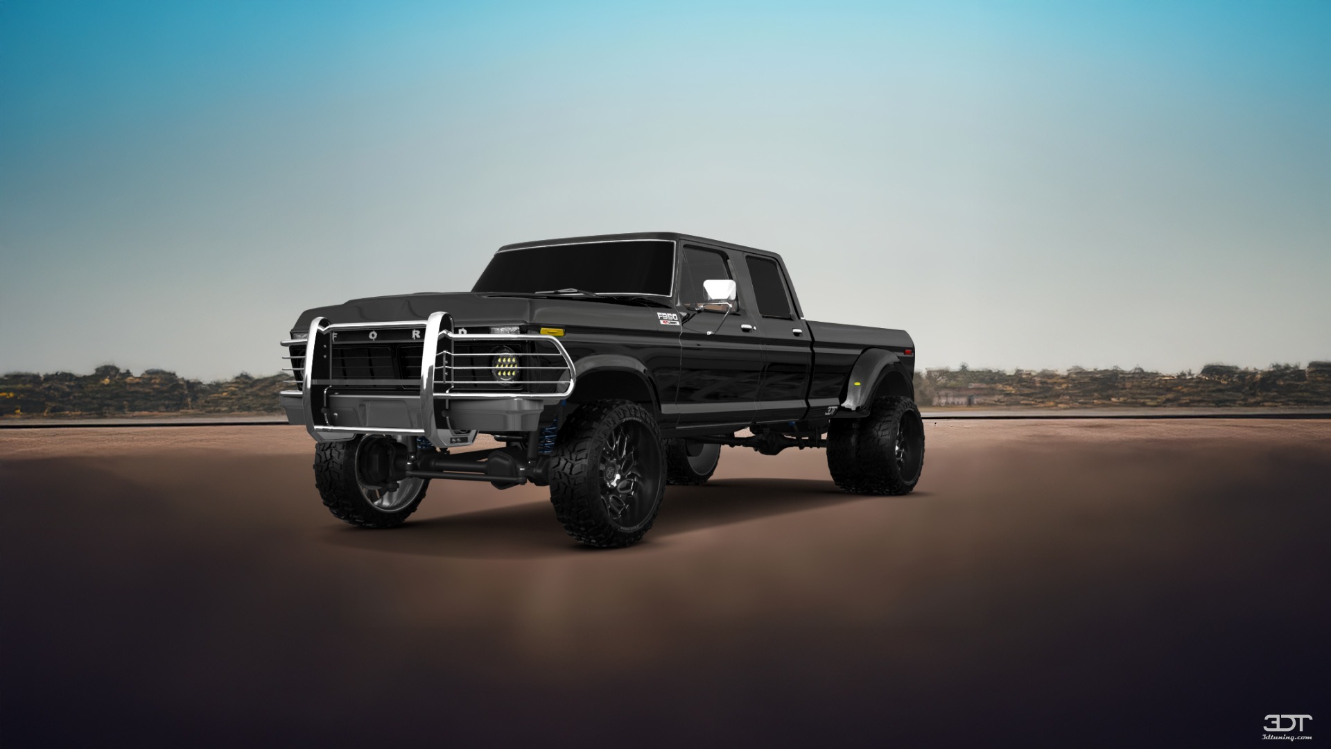 Ford F-350 Dually 4 Door pickup truck 1973