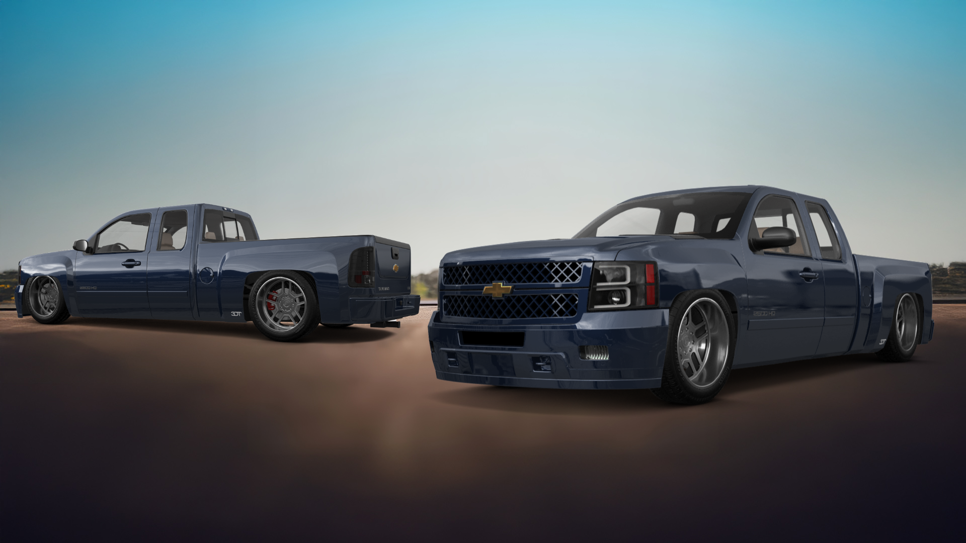 Chevrolet Silverado 2500 HD Extended Cab Pickup Truck 2007 tuning