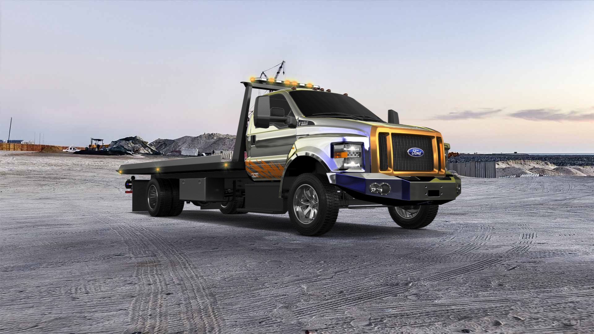 Ford F-650 Tow Truck Pickup 2016 tuning
