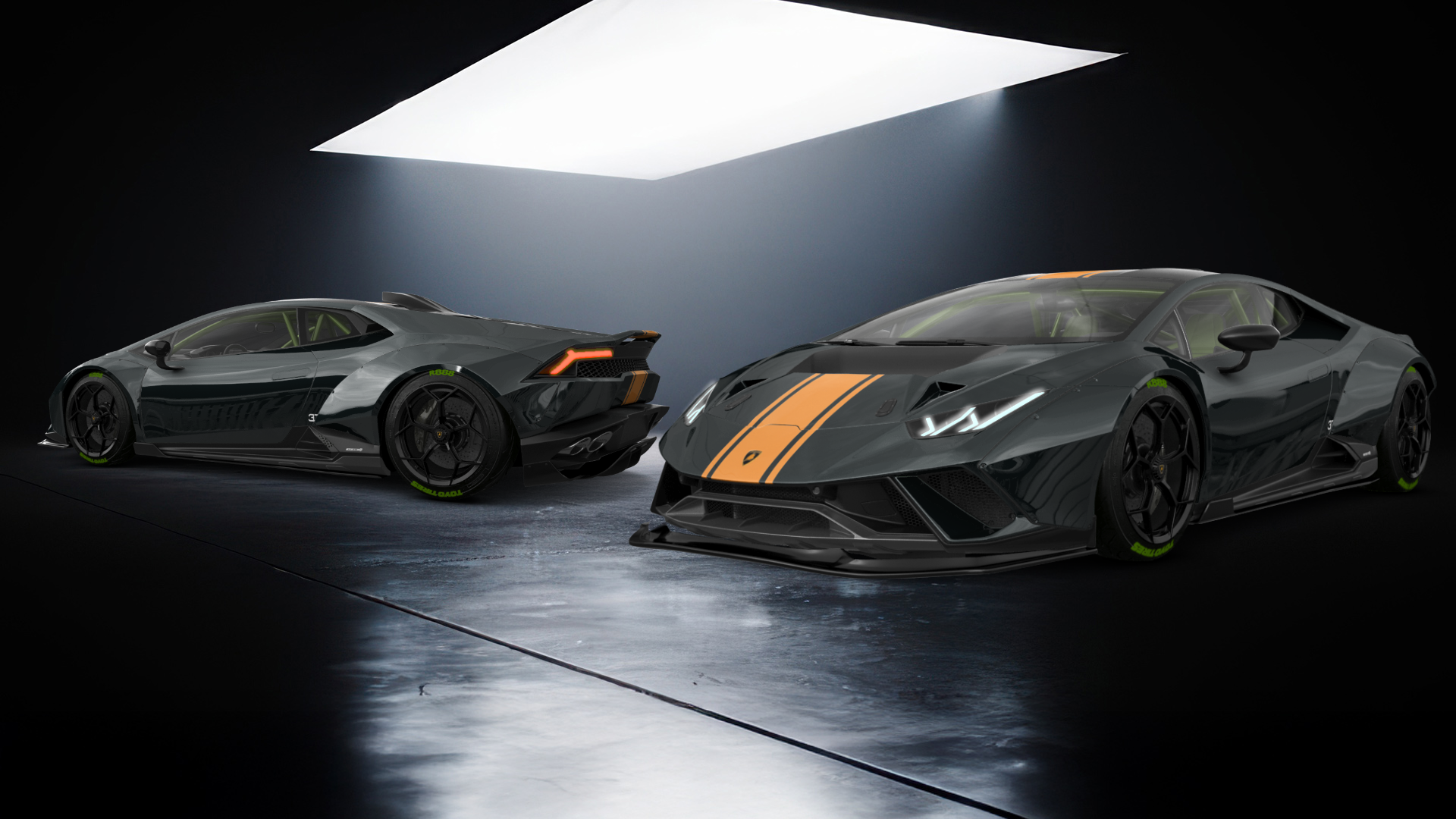 Lamborghini Huracan 2 Door Coupe 2014 tuning