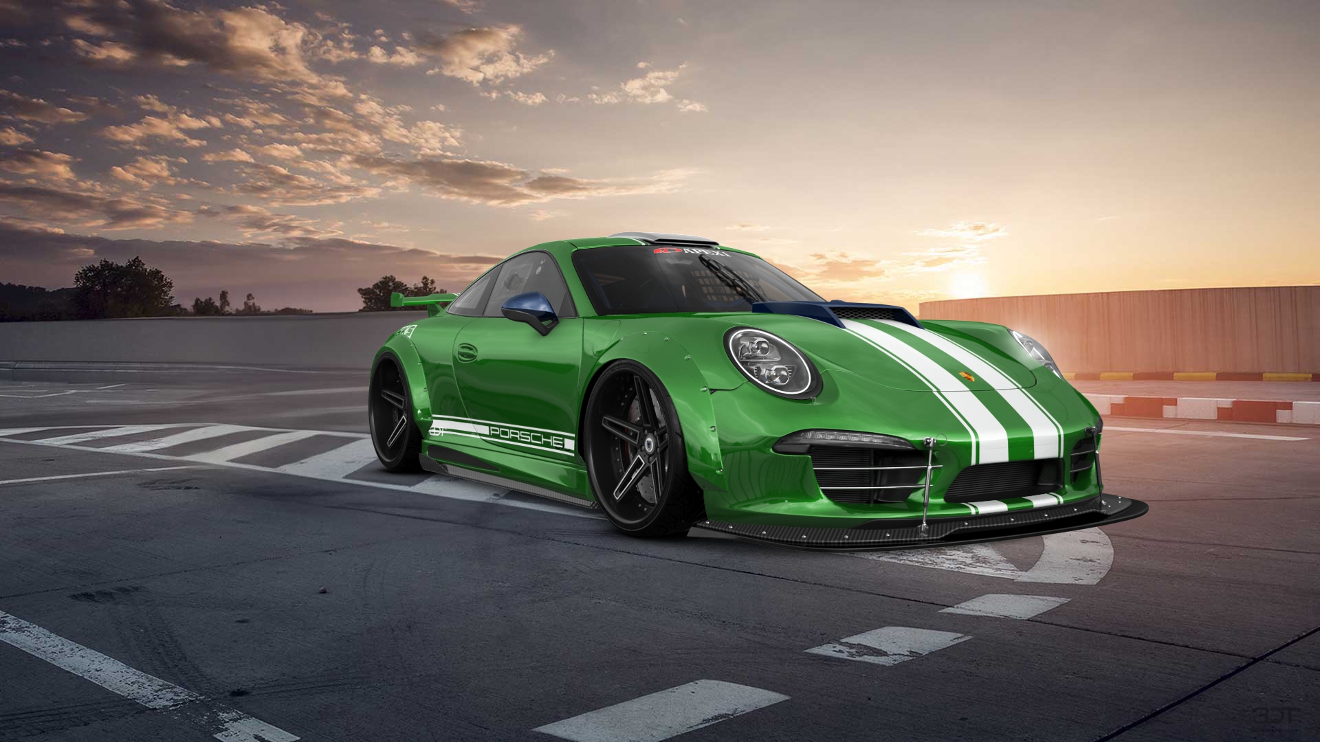 Porsche 911 Carrera 2 Door Coupe 2011 tuning