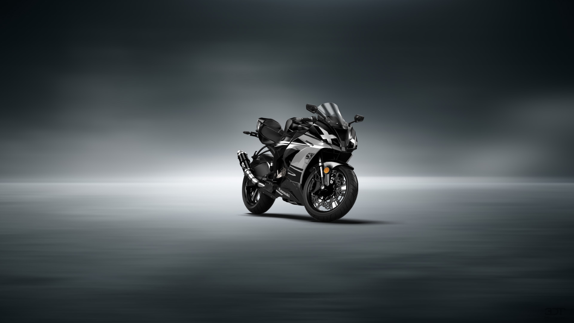 Kawasaki Ninja ZX 6R Sport Bike 2015 tuning