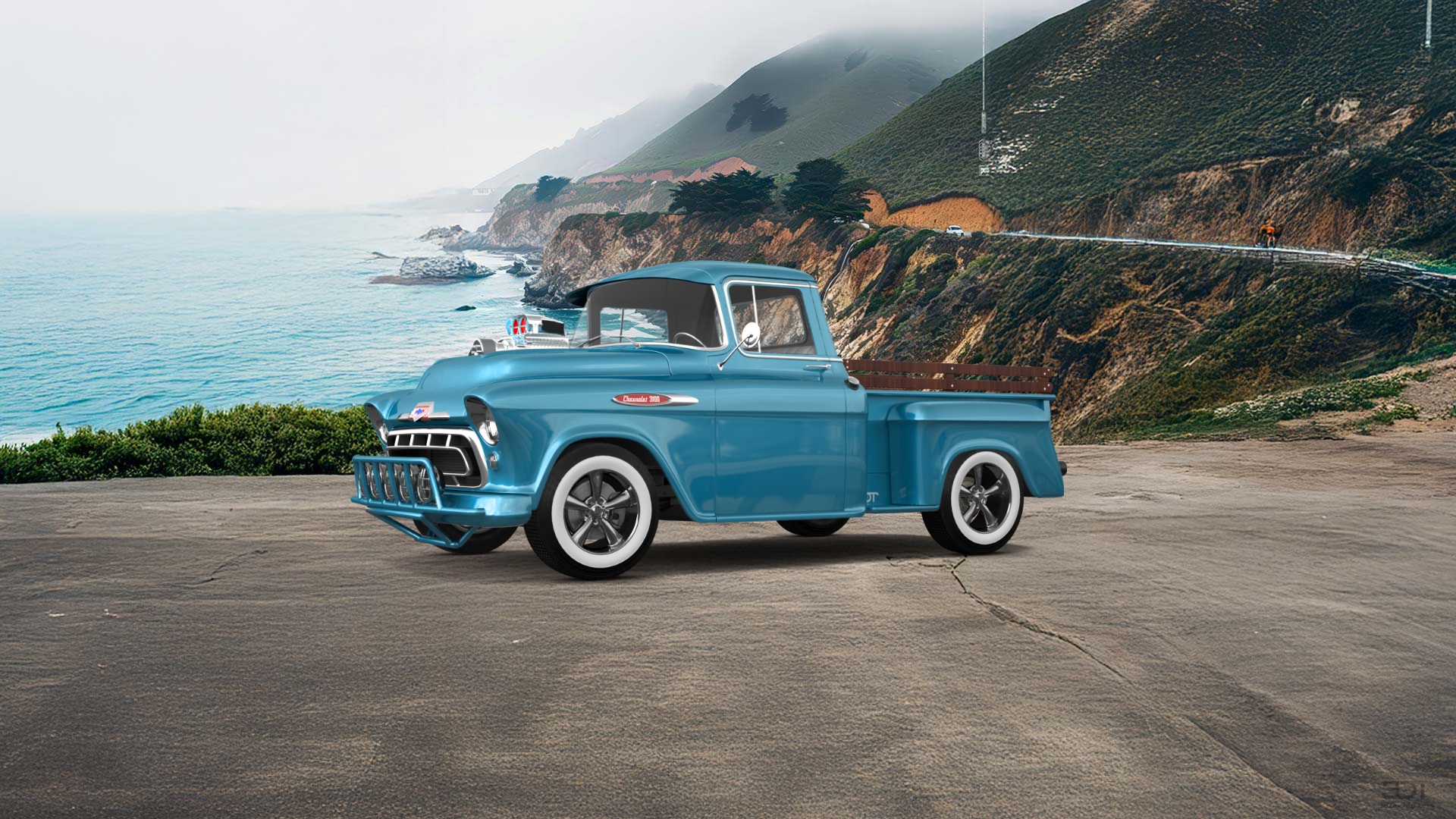 Chevrolet 3100 2 Door pickup truck 1955 tuning