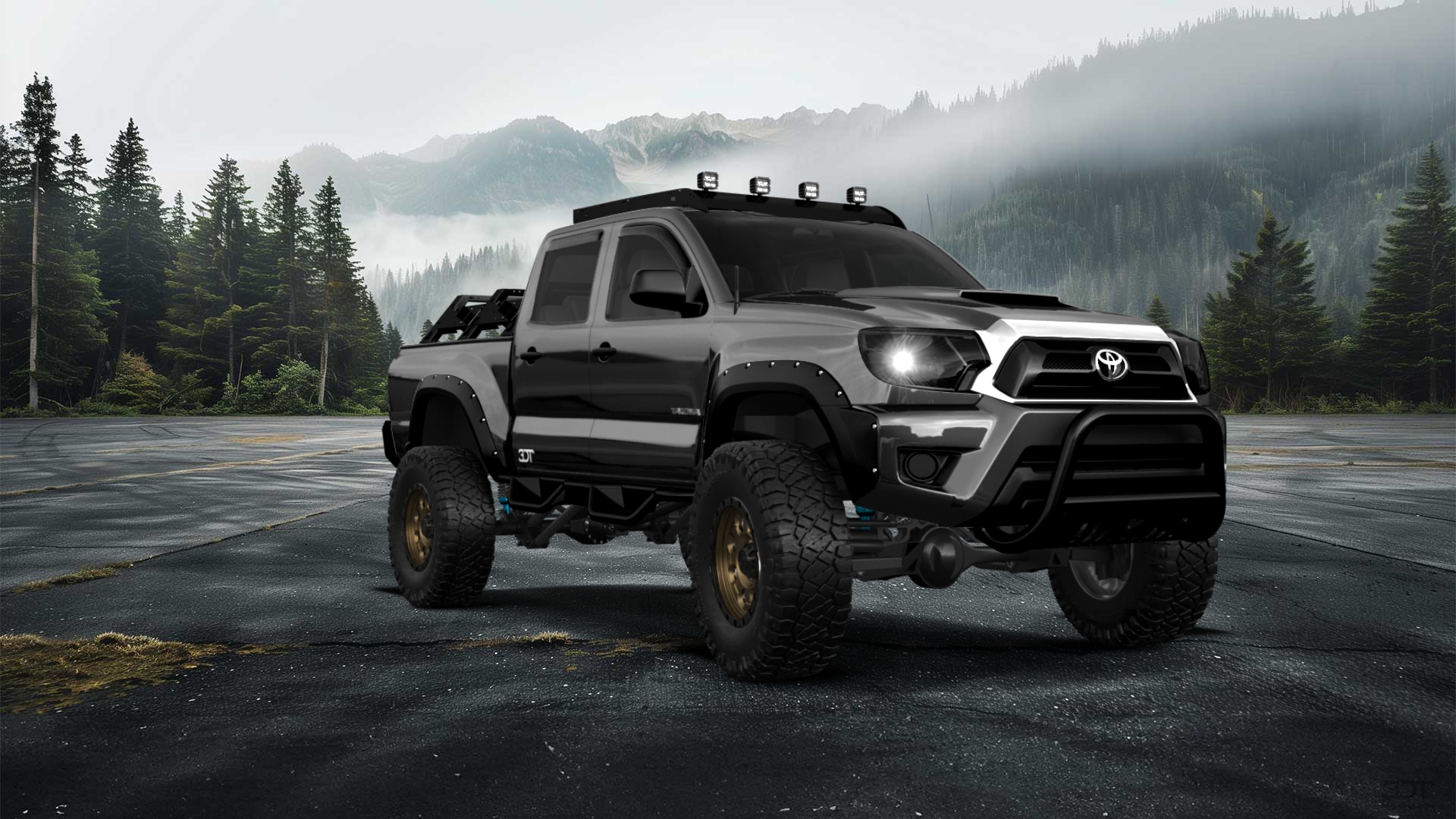 Toyota Tacoma Crew Cab 5.1 ft box 4 Door pickup truck 2012