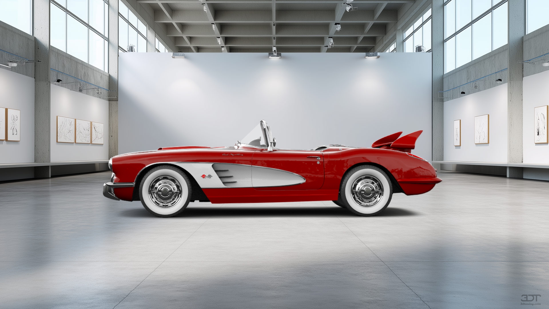 Chevrolet Corvette Convertible Coupe 1958 tuning