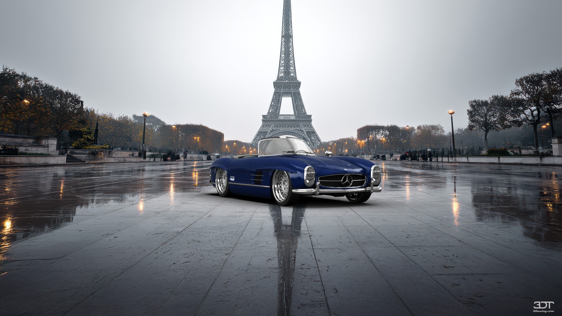 Mercedes SL300 Roadster 1957 tuning