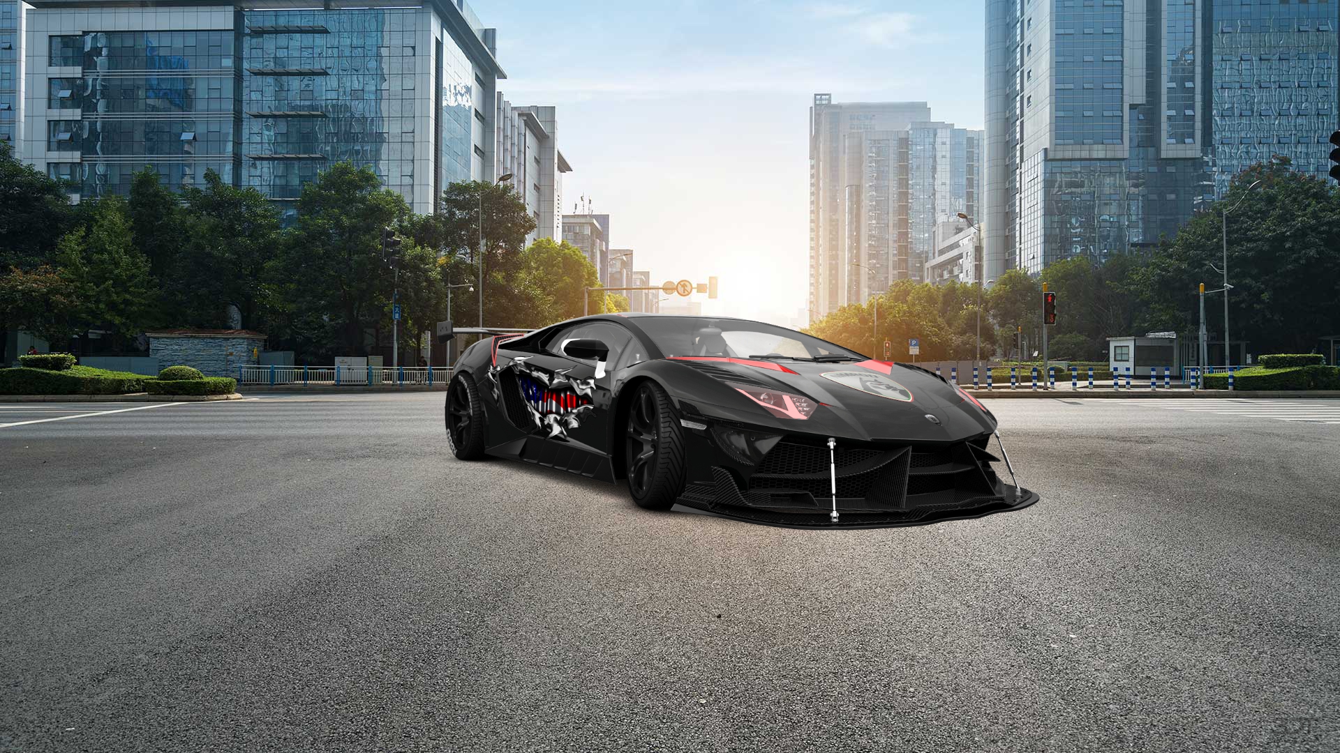 Lamborghini Aventador 2 Door Coupe 2012 tuning