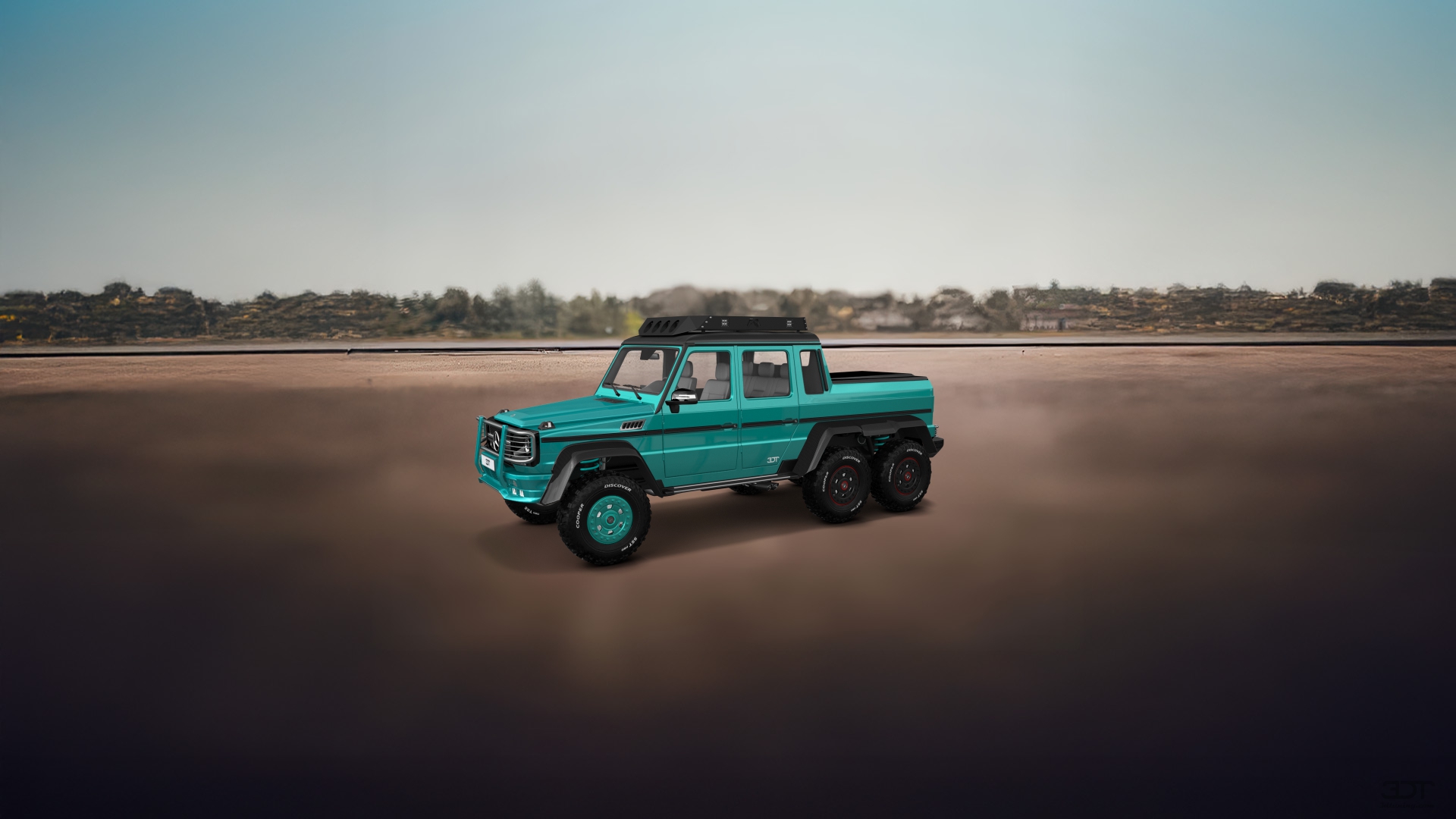 Mercedes G 63 AMG 6x6 4 Door pickup truck 2013 tuning