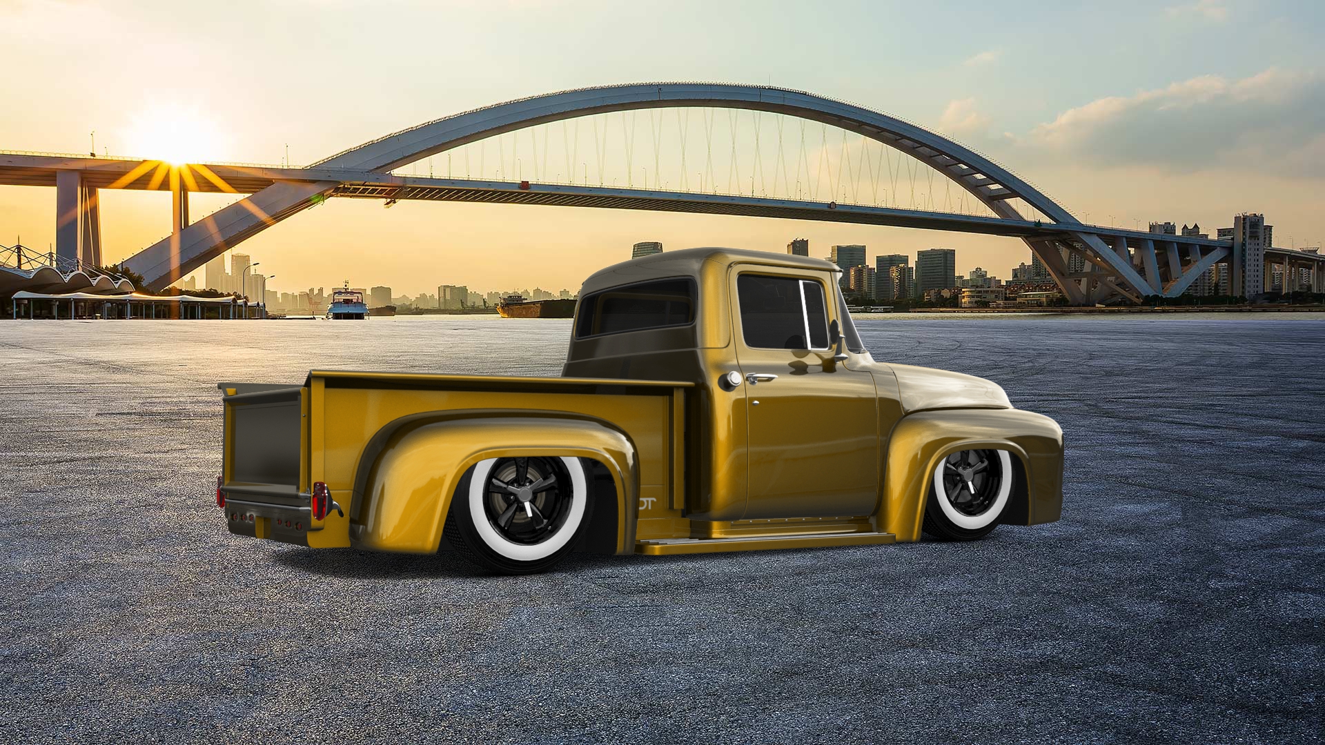 Ford F-100 2 Door truck 1956