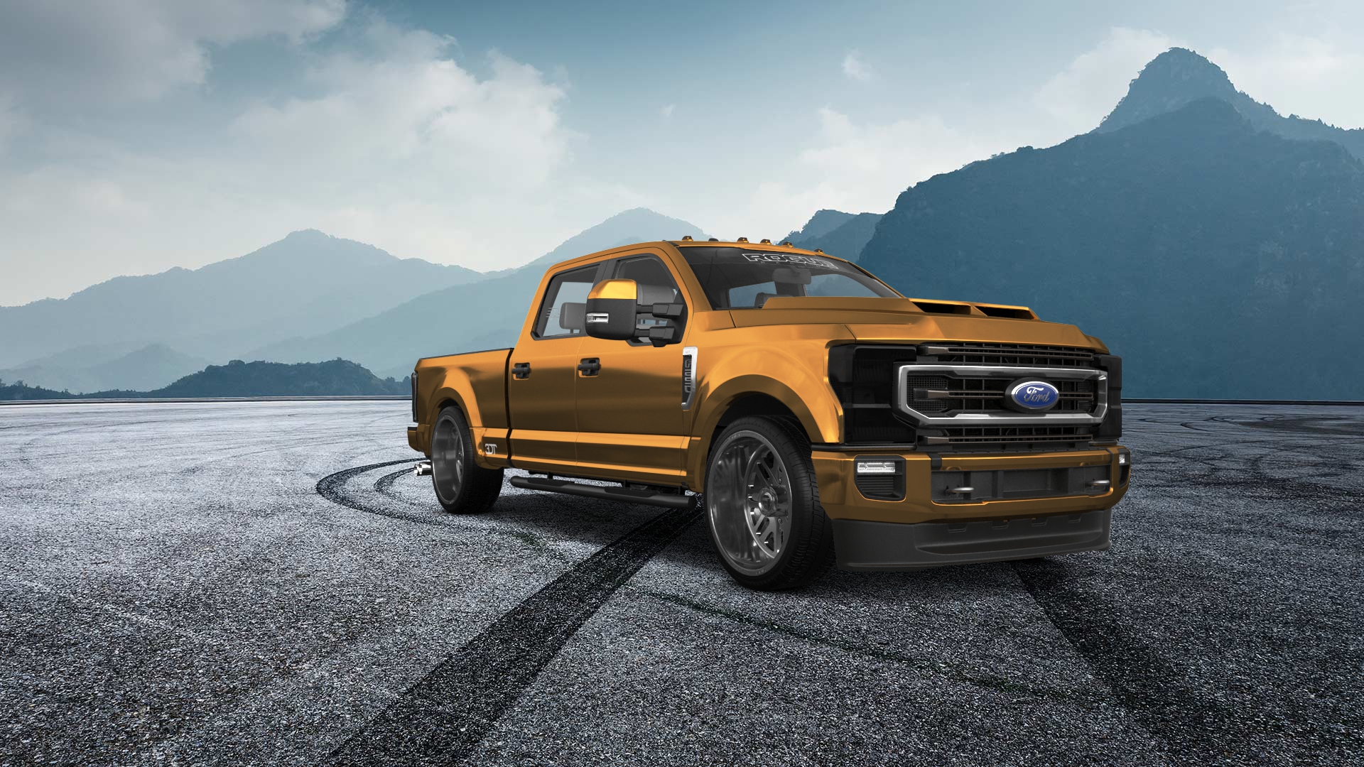 Ford F-250 4 Door pickup truck 2021 tuning