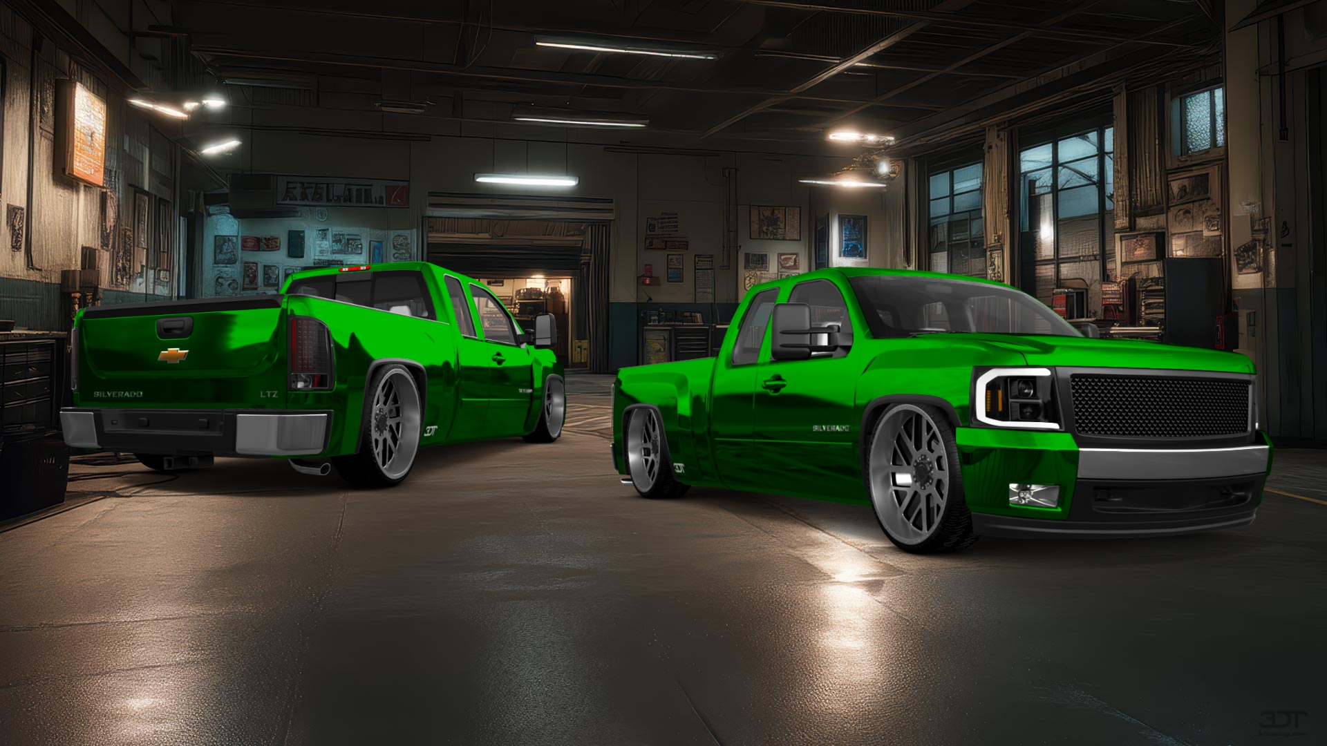 Chevrolet Silverado 1500 6.6 ft box Pickup Truck 2008 tuning