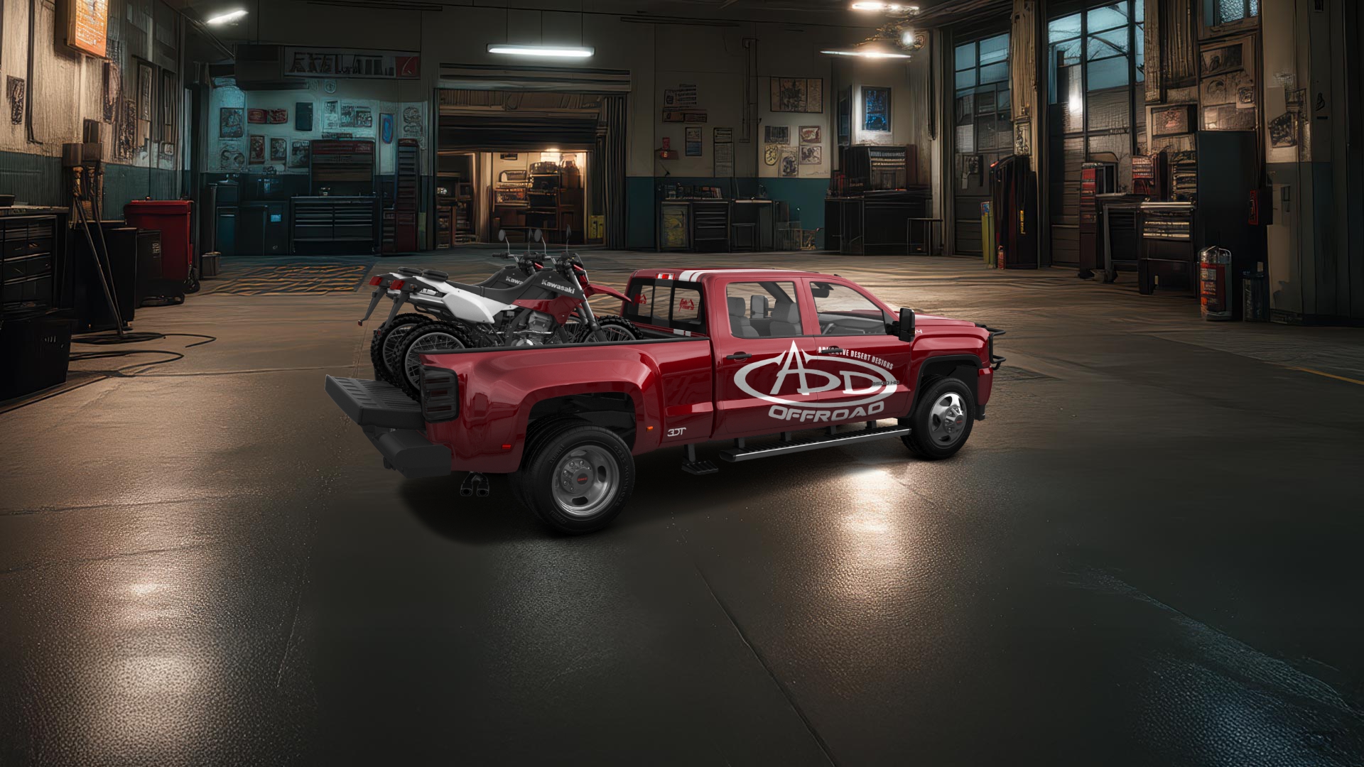 GMC Sierra 3500 HD Crew Cab 4 Door pickup truck 2015 tuning