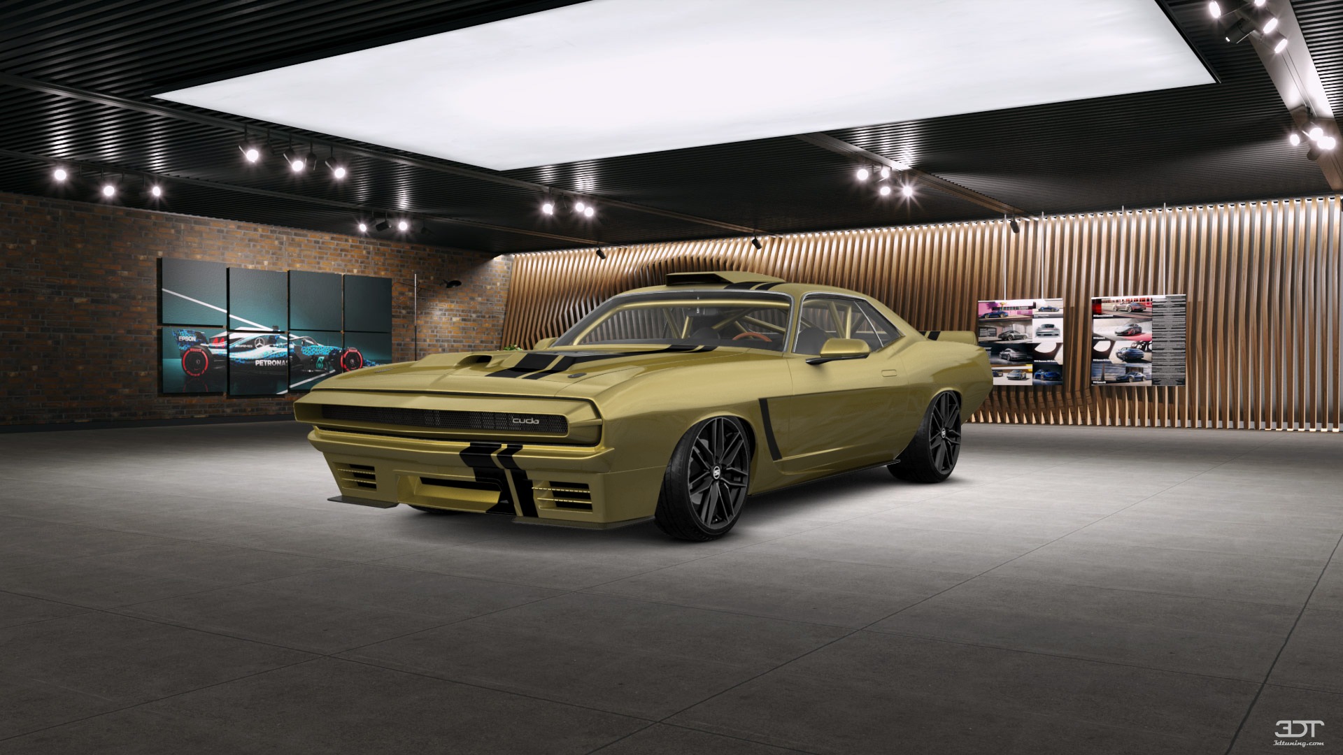 Plymouth Barracuda 1970 — tuning project by RodriMel | 3DTuning
