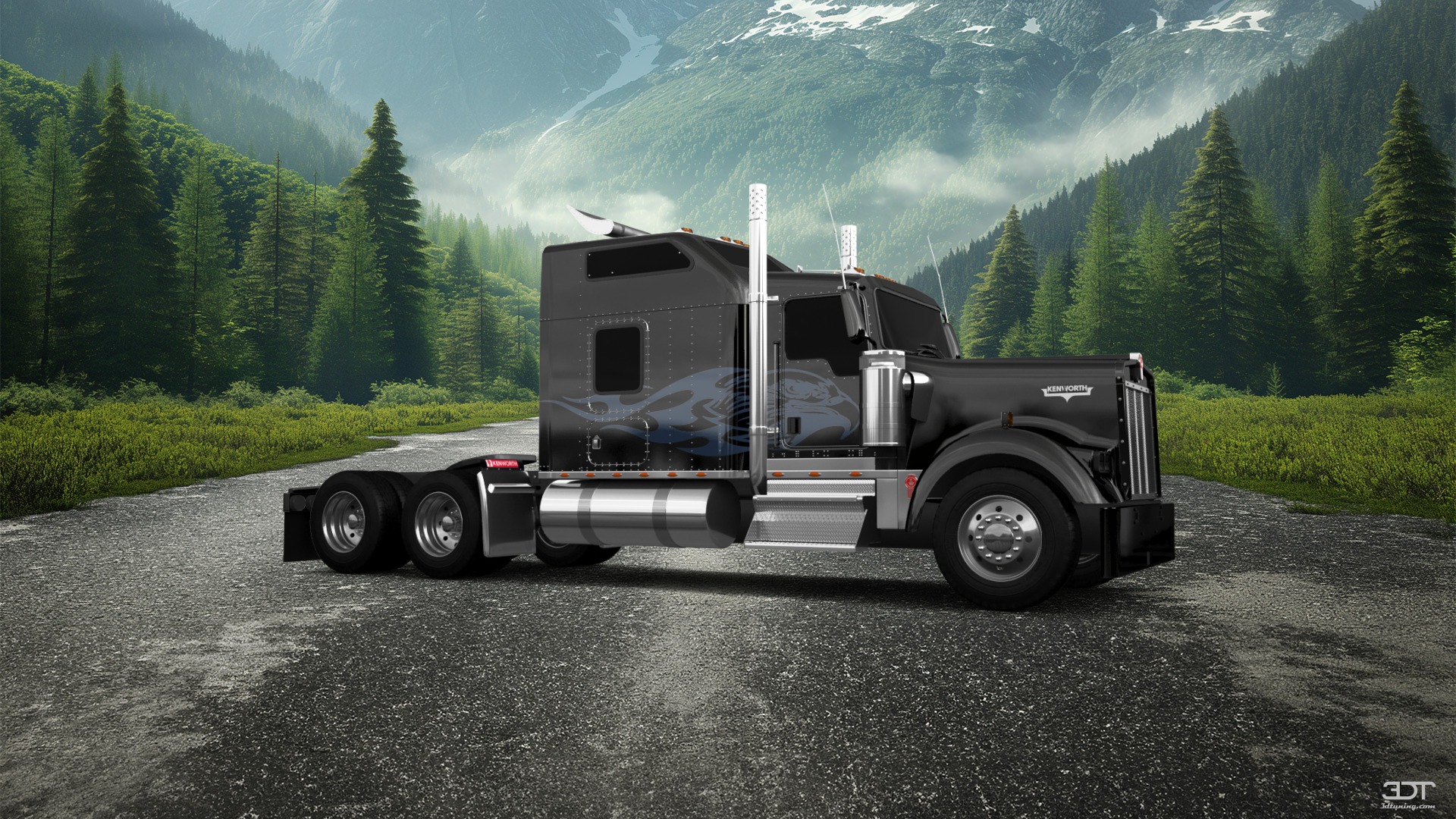 Kenworth W900 Sleeper Cab Truck 2015